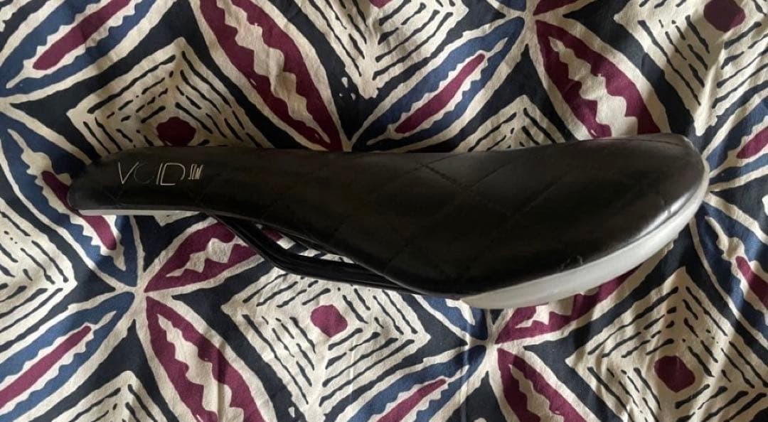 DMRBIKES Black Quilted Saddle Used Good Condition 10 Years Old
