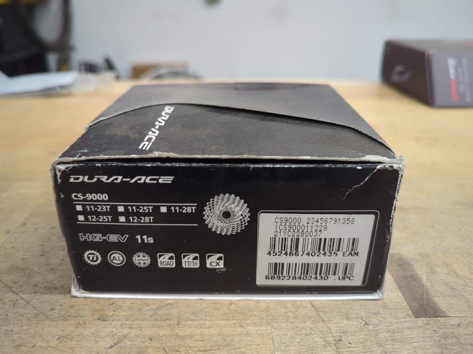 Shimano Dura-Ace CS-9000 12-28t Cassette 11 Speed HG-EV CS9000