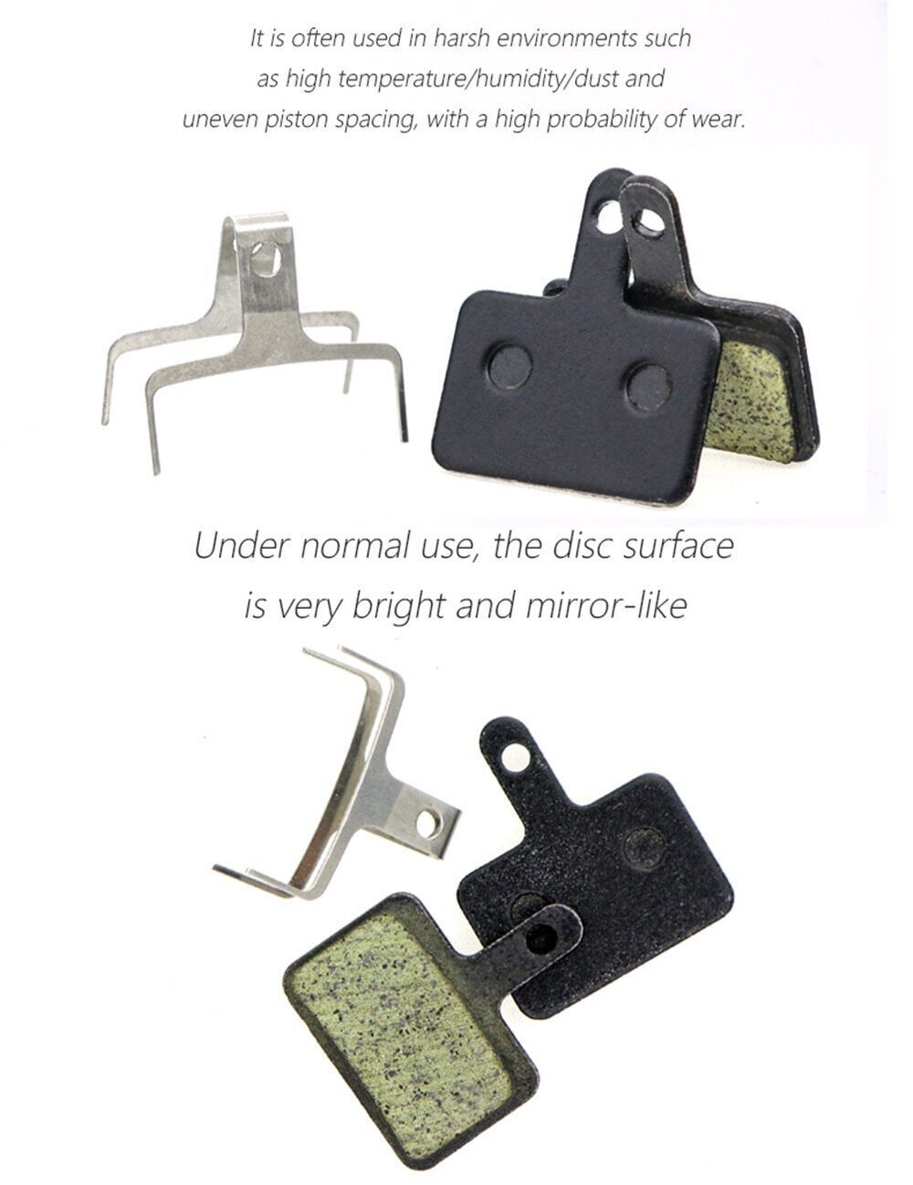 4 Pair ZOOM B01S Brake Pads Resin Disc Brake Pads for MTB