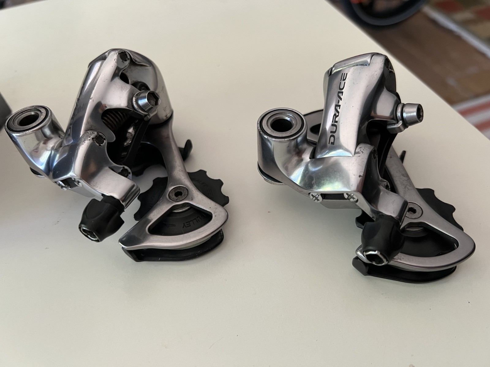 Two (2) SHIMANO DURA ACE 7800 10 SPEED REAR DERAILLEURS – SHORT CAGE