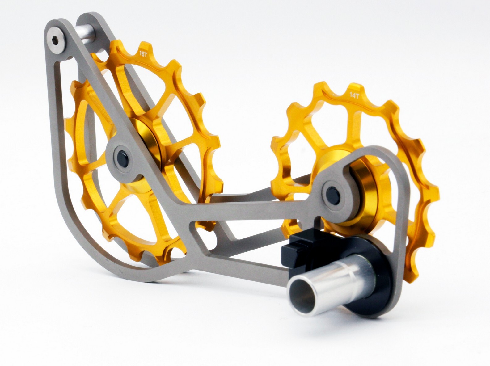SwishTi Road Bicycle Oversized Pulley Titanium Cage for Campy/Campagnolo Gold