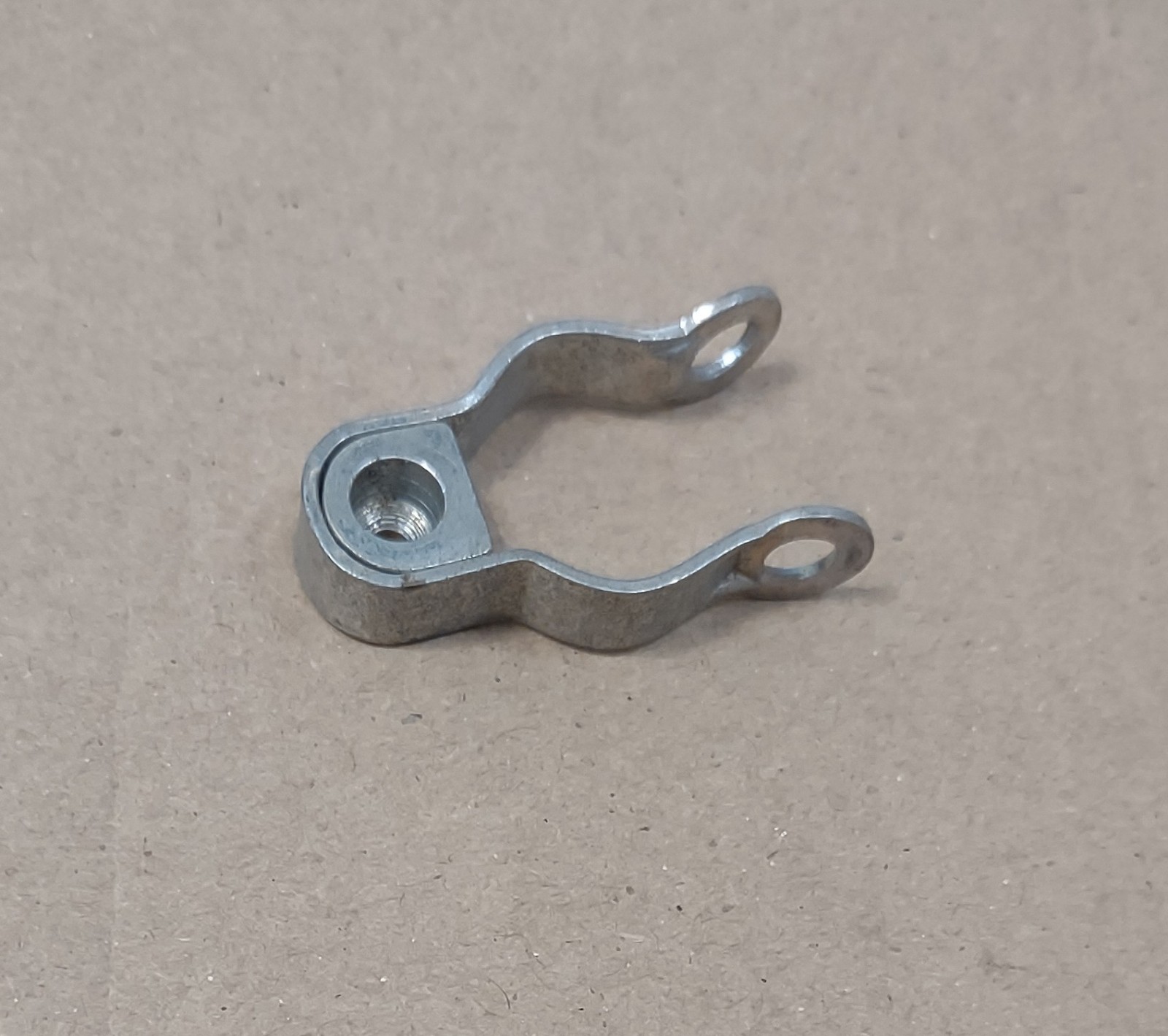 NOS Vintage Bike Derailleur Shifter Chainstay Cable Stop Bicycle Chrome New
