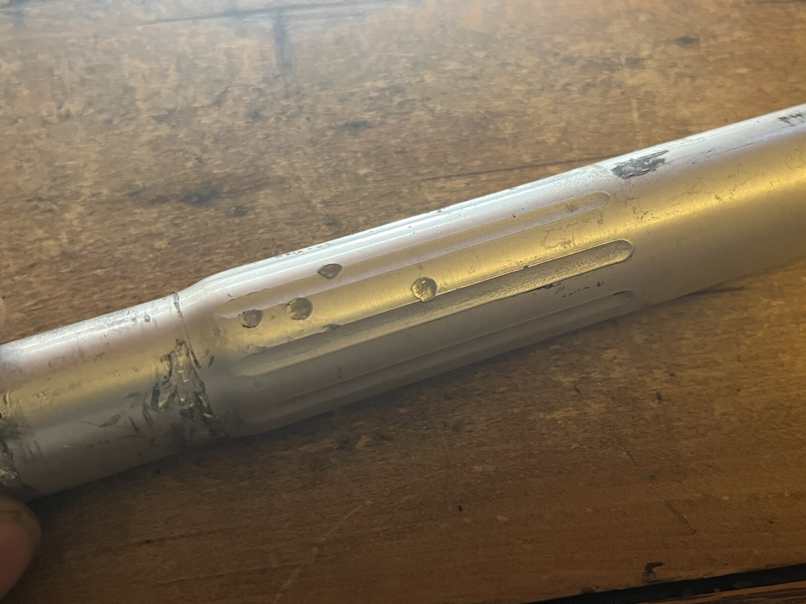 Vintage Strong Seat Post +Clamp 25.0 Insertion Diameter 9.5” Length 70s 80s Ross