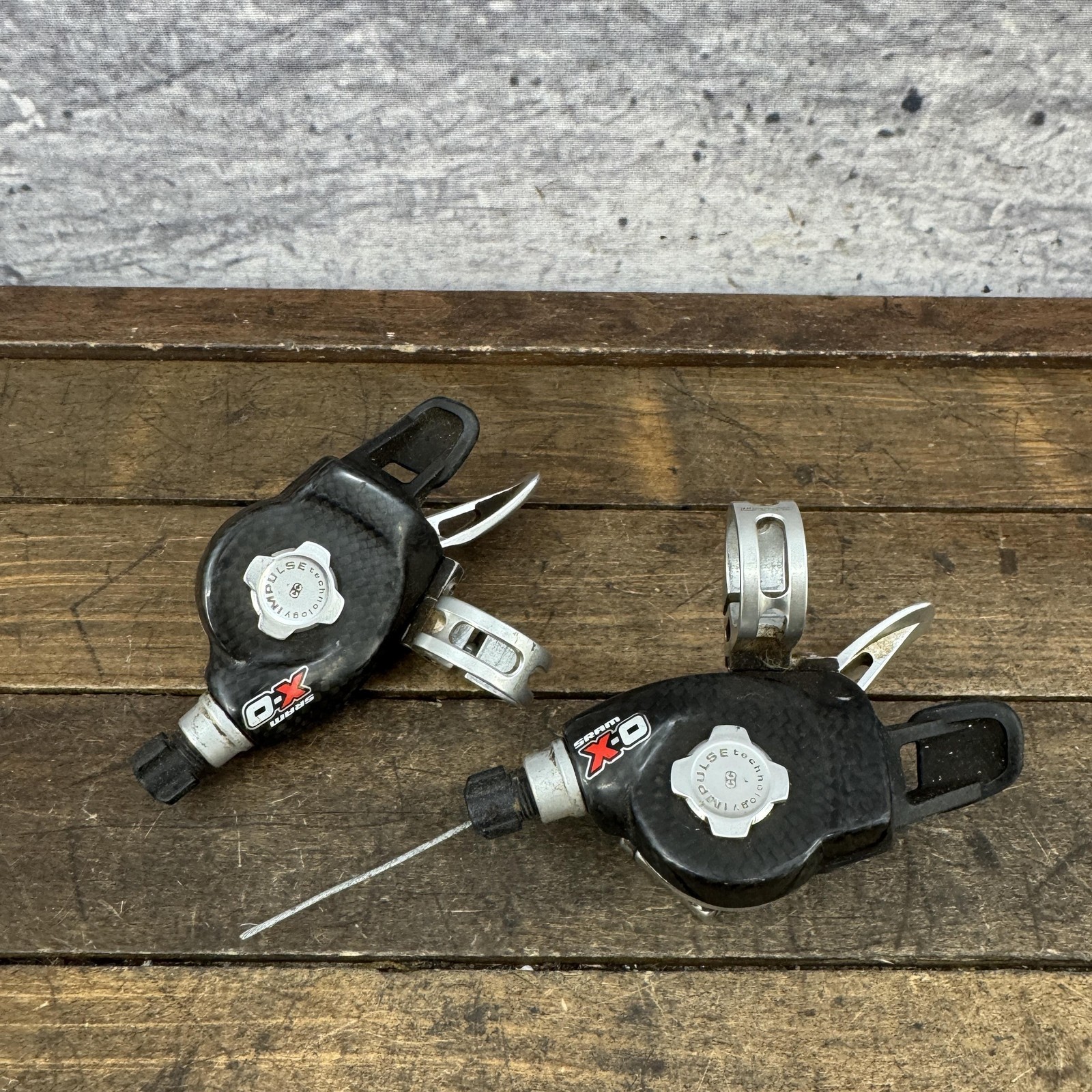 SRAM X0 Trigger Shifter Set Carbon Rear Front MTB Mountain Bike Black