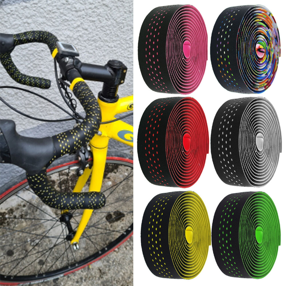 Silicone Bar Tape Road Bike / Drop Handlebar Tape Silica EVA Soft Wrap Bicycle