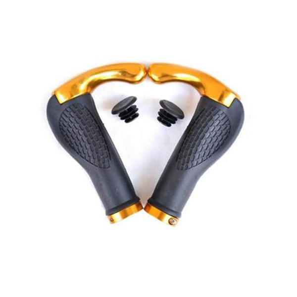 A Pair Cycling Handlebar Rubber Bike Grips Bicycle Bar Grips Lock-OnEnds