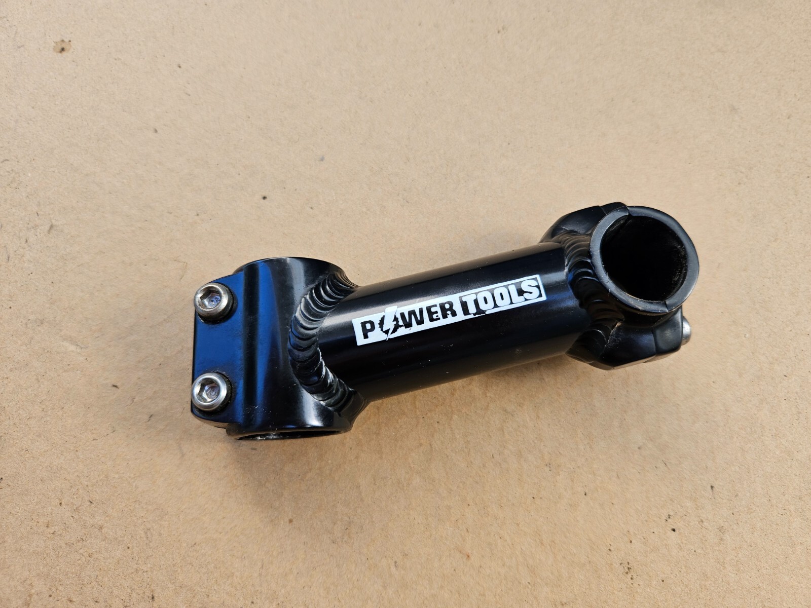 Power Tools 105mm Mountain Bike Riser Stem Threadless 1-1/8″ Black 25.4mm Clamp