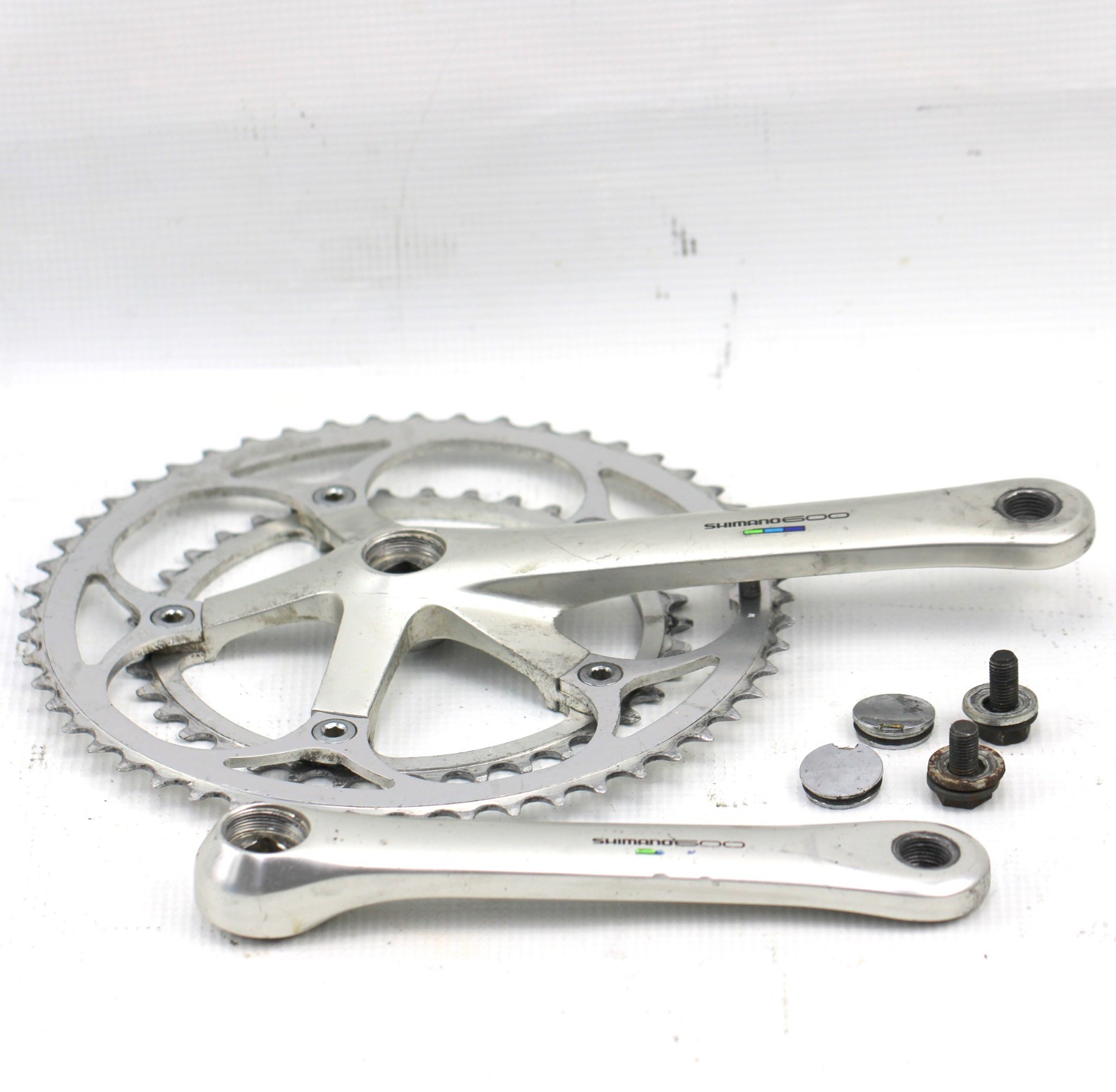 SHIMANO 600 ULTEGRA CRANKSET FC-6400 172.5mm 38-53t 680g Square Taper Double