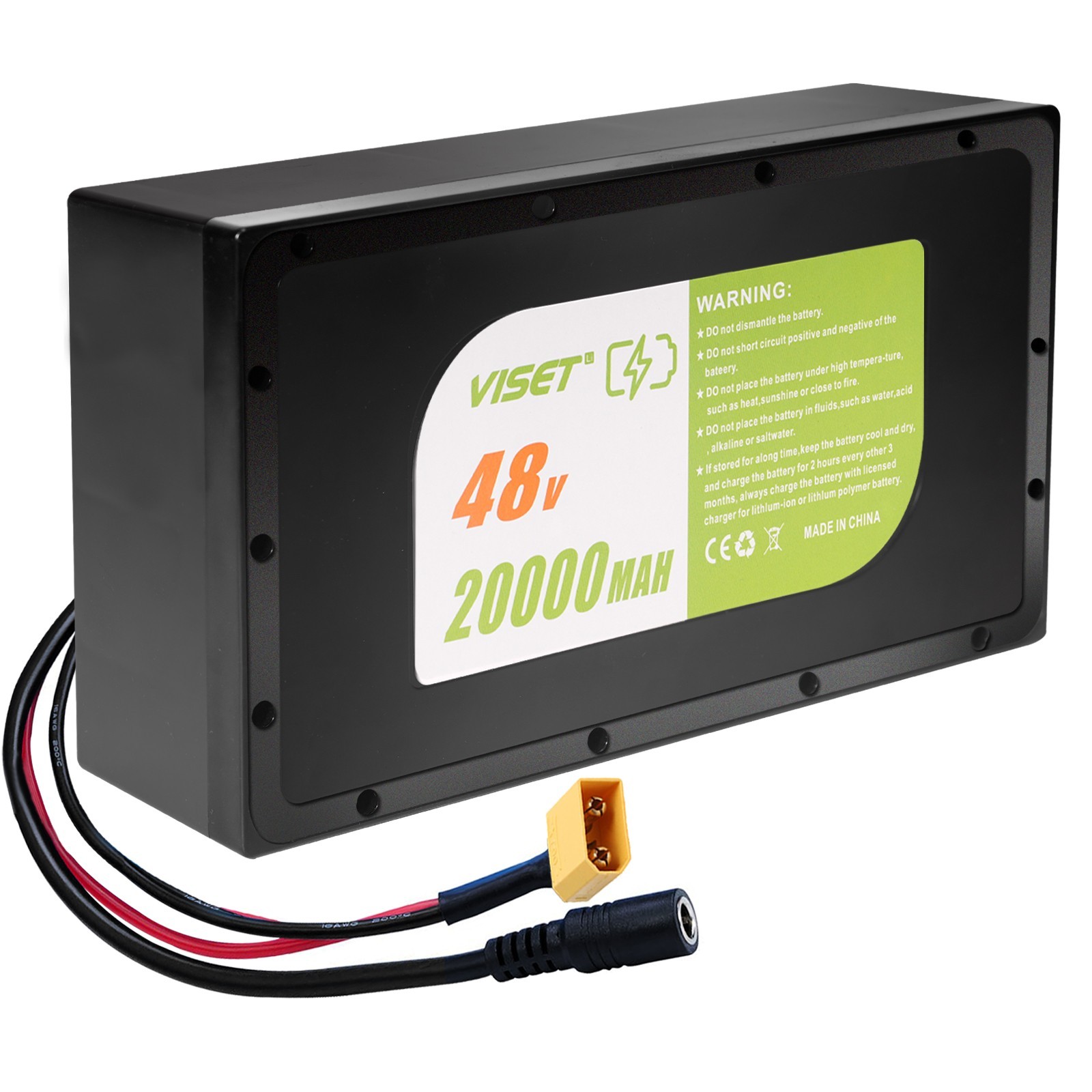 48V 20Ah Lithium ebike Battery for 200W-1200W ebike Bicycle Electric Scooter 30A