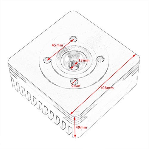 CNC Red Cylinder Head For Racing 66cc/80cc Engine Motorized Bike Bicycle red