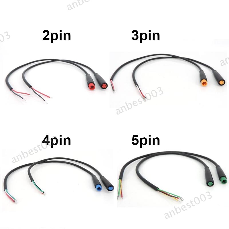 6mm M6 2 3 4 5 6 pin Julet ebike Plug Connector Signal Bicycle electric Cable