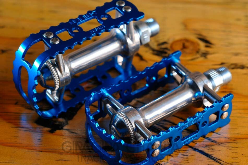 MKS BM-7 – Old School BMX Pedals 1/2″ or 9/16″ Options – Colors – Made in Japan
