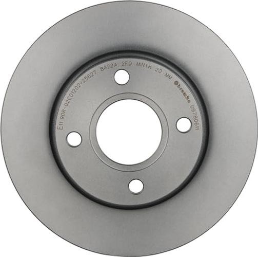 09.7806.11 UV Coated vented Front Brake Rotor FORD/FORD AUSTRALIA/MAZDA OE#