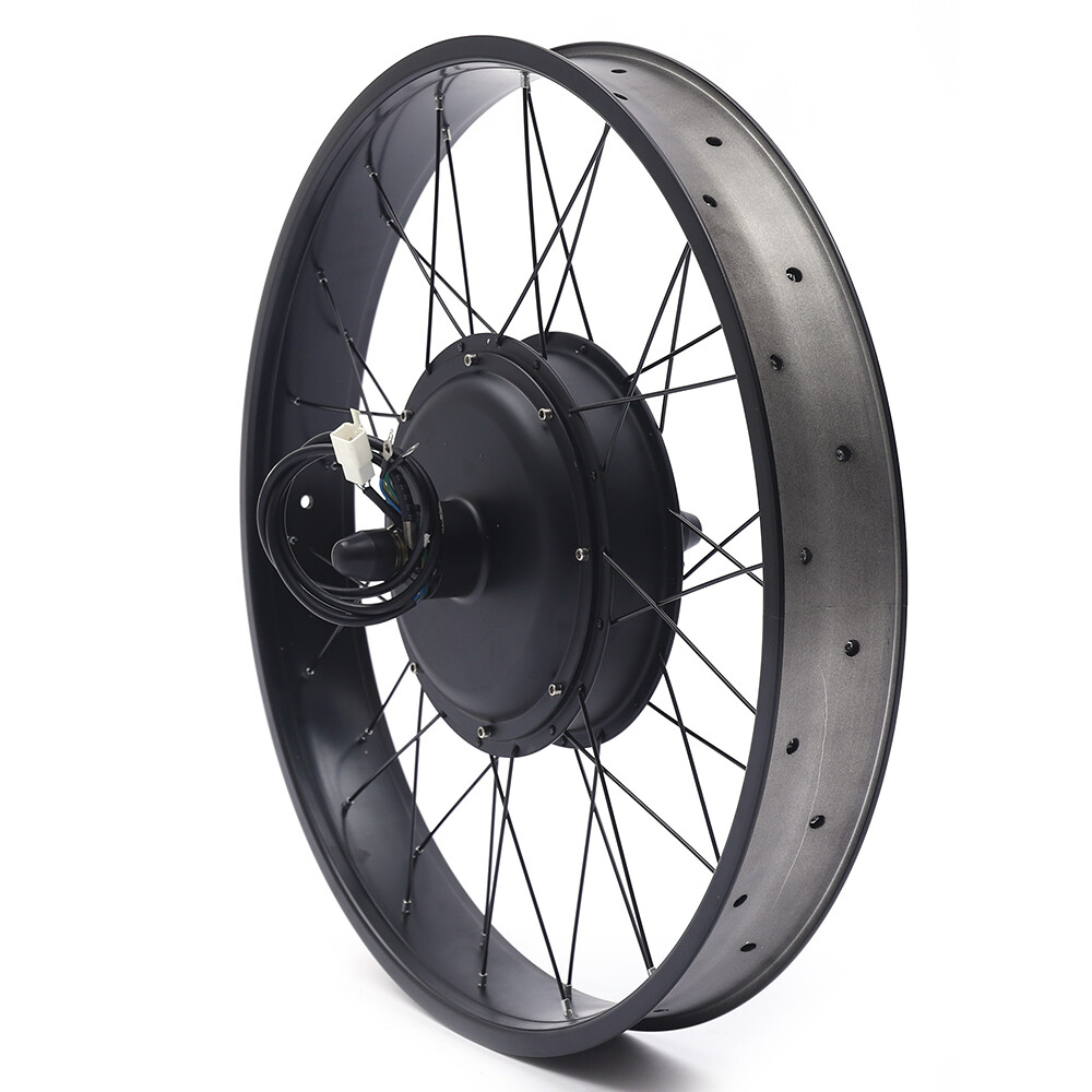 48V 1500W 26 inch LCD Fat Snow Tire Electric Bicycle E-Bike Rear Wheel Hub Motor