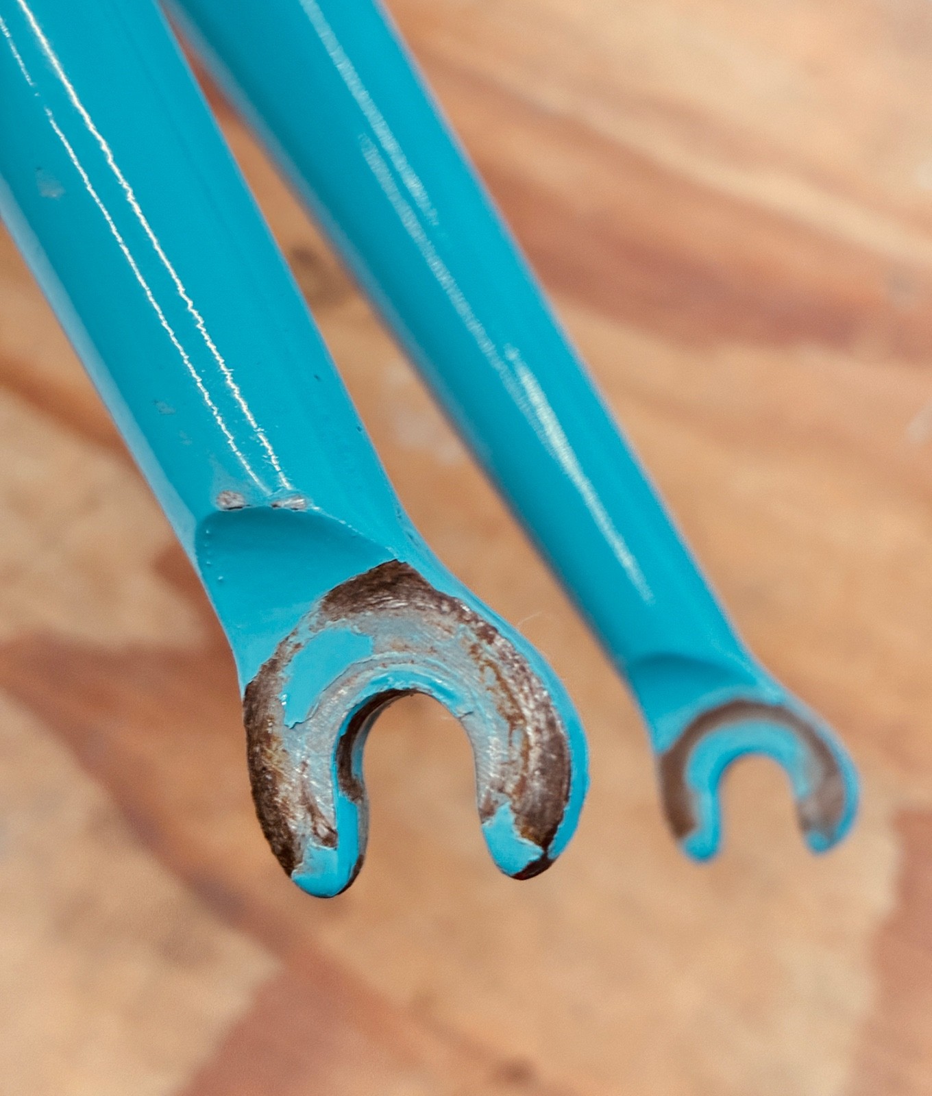 Used EAI Bareknuckle 700c Road Fork 1 1/8″ Threadless Euro Asia Imports Chromoly