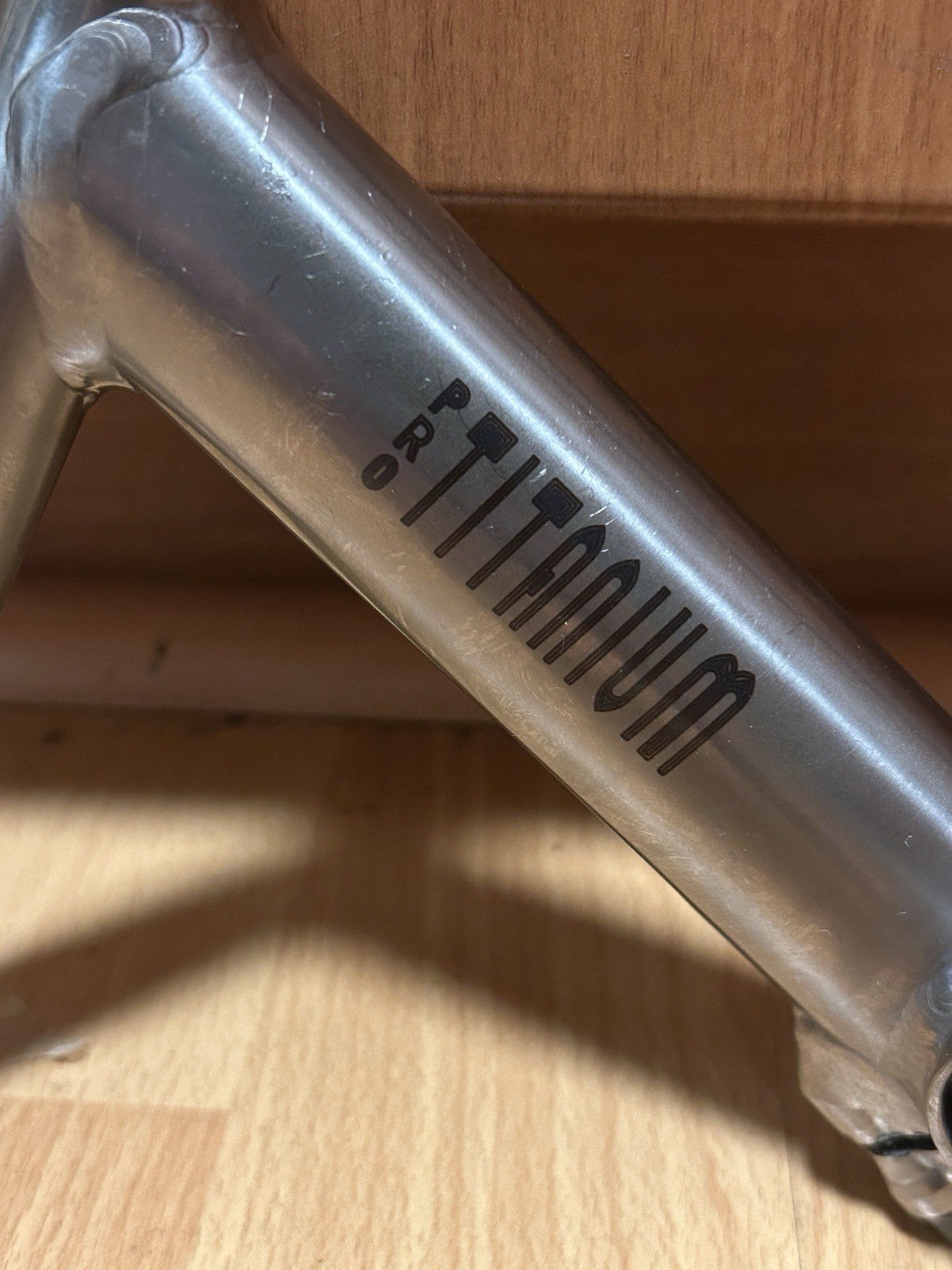 Vintage 90s 3T Pro Titanium Corsa 1″ Threaded Quill Stem 130mm 25.8 3ttt Ti 22.2