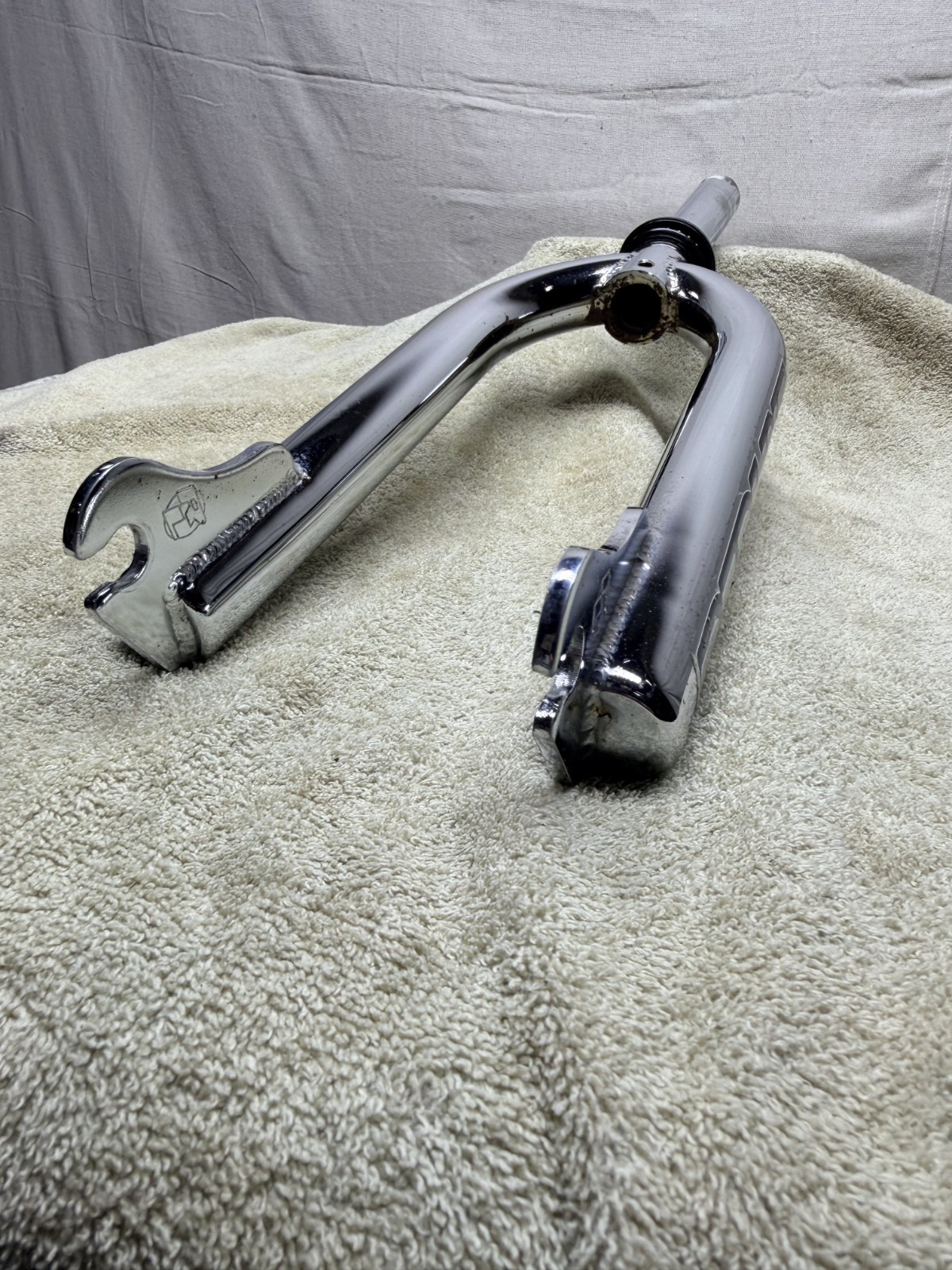 Mid School BMX 2000 Redline 1 1/8in Threadless Forks 20in – Chrome – 8/10 Clean