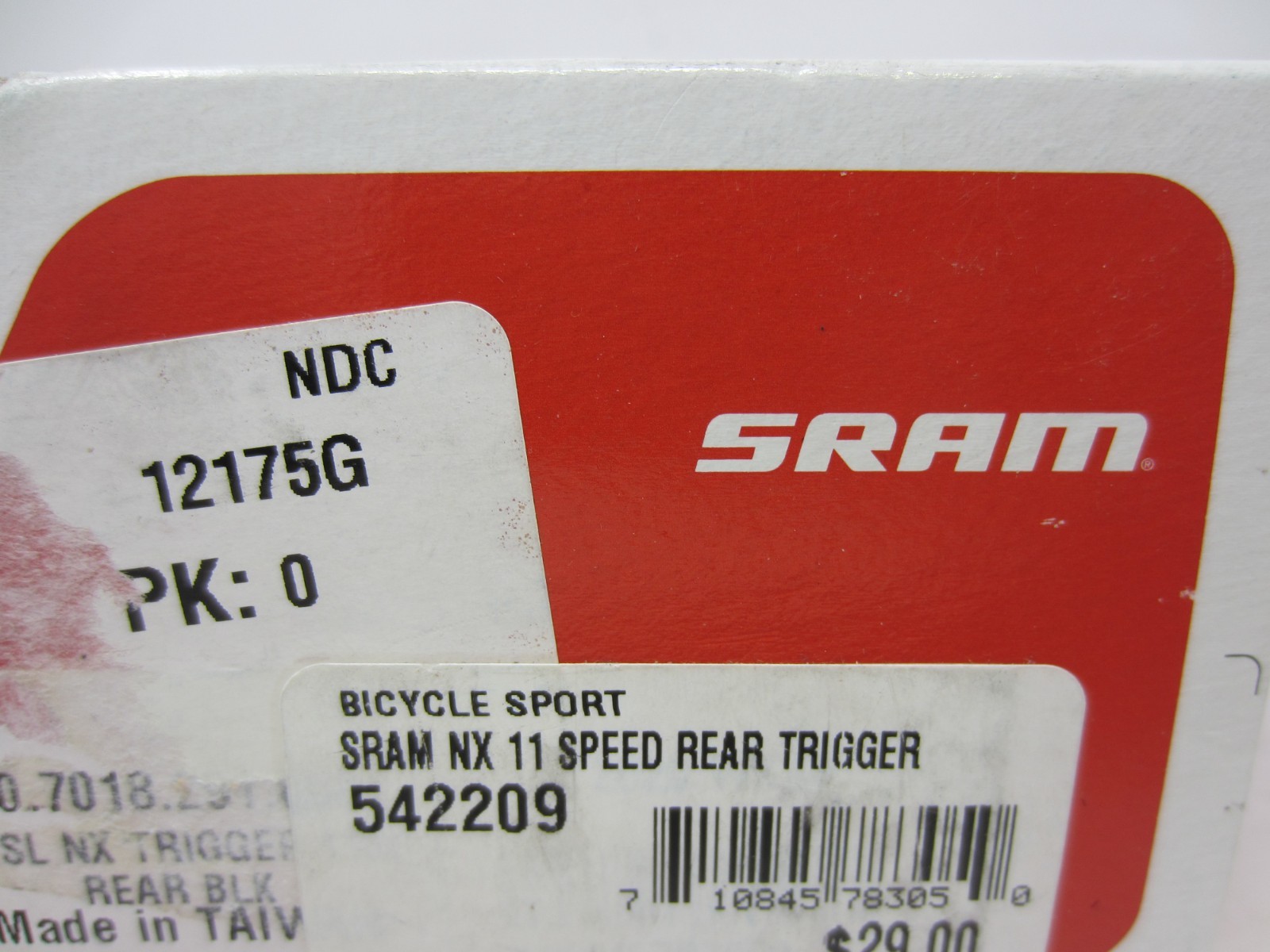 NEW Sram NX 11 Speed X Action Flat Bar Rear Trigger Shifter