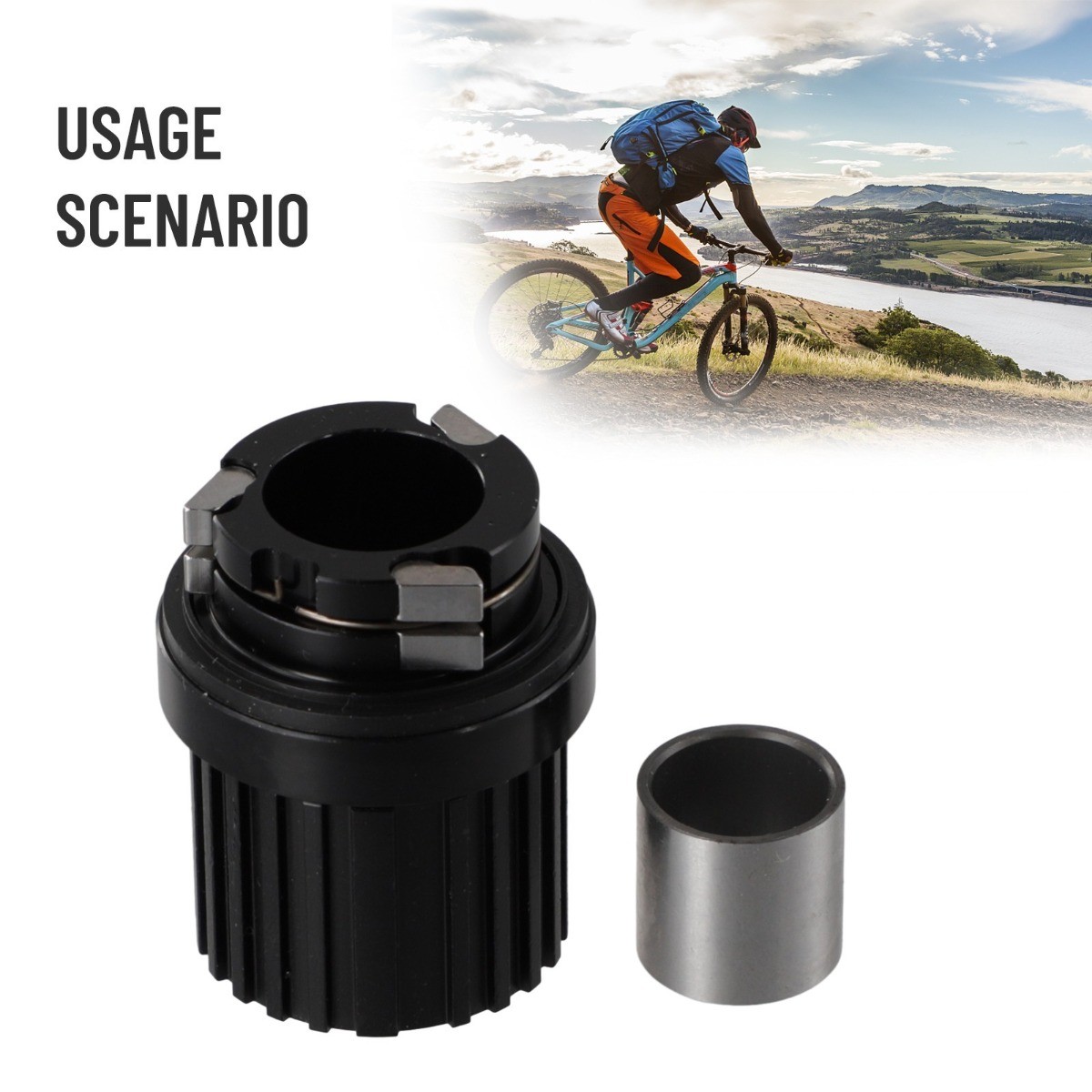 Mountain Bike Road Bike 12 Speed Freehub MicroSpline Micro-Spline Flywheel