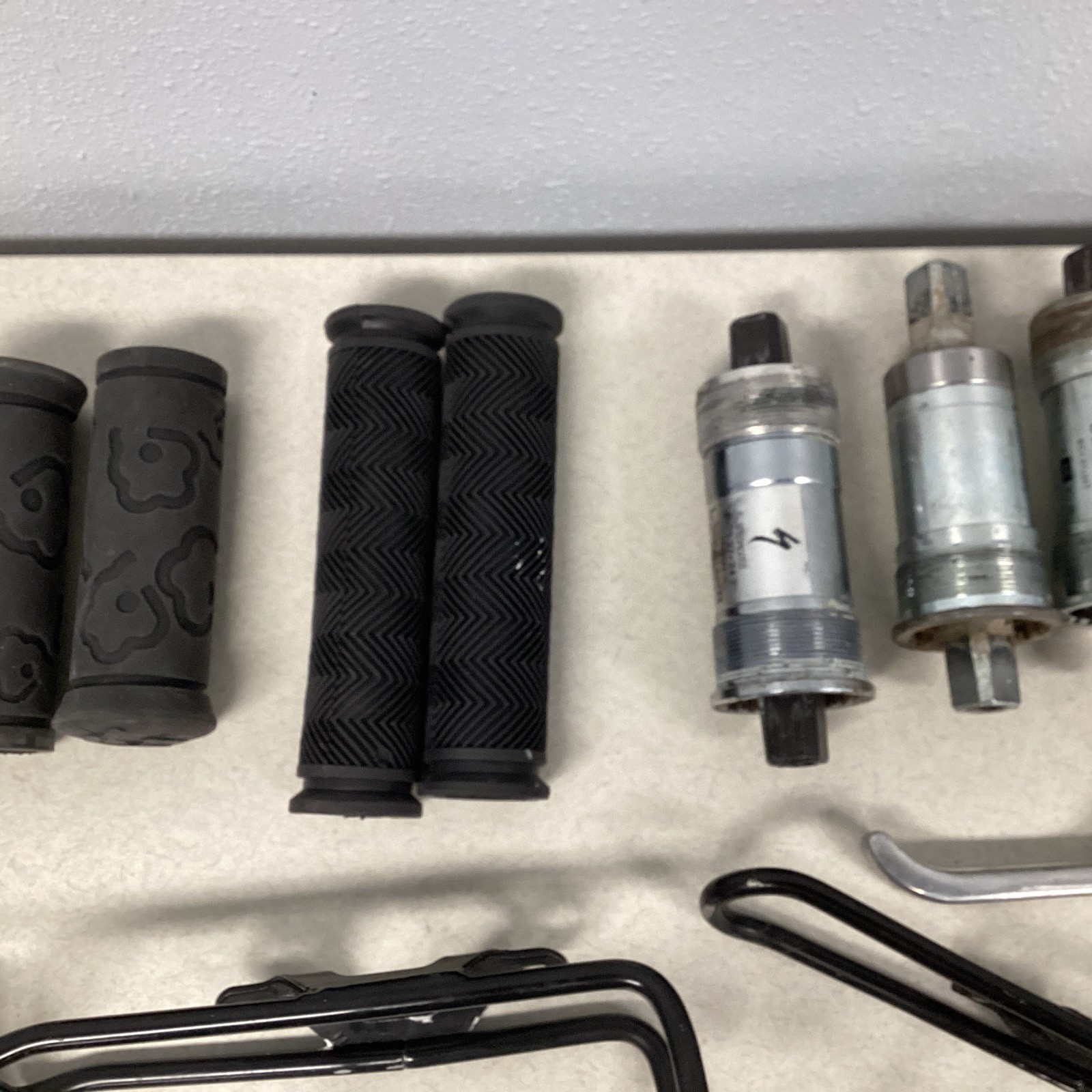 Lot Of Assorted Bicycle Parts – Derailleurs, Brakes, Saddles, Cassette, etc. #1