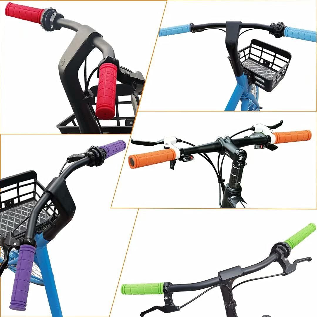 【40% Off】1Pair Kids Bike Handle Grips Non-Slip Rubber Bicycle Handlebar Grip