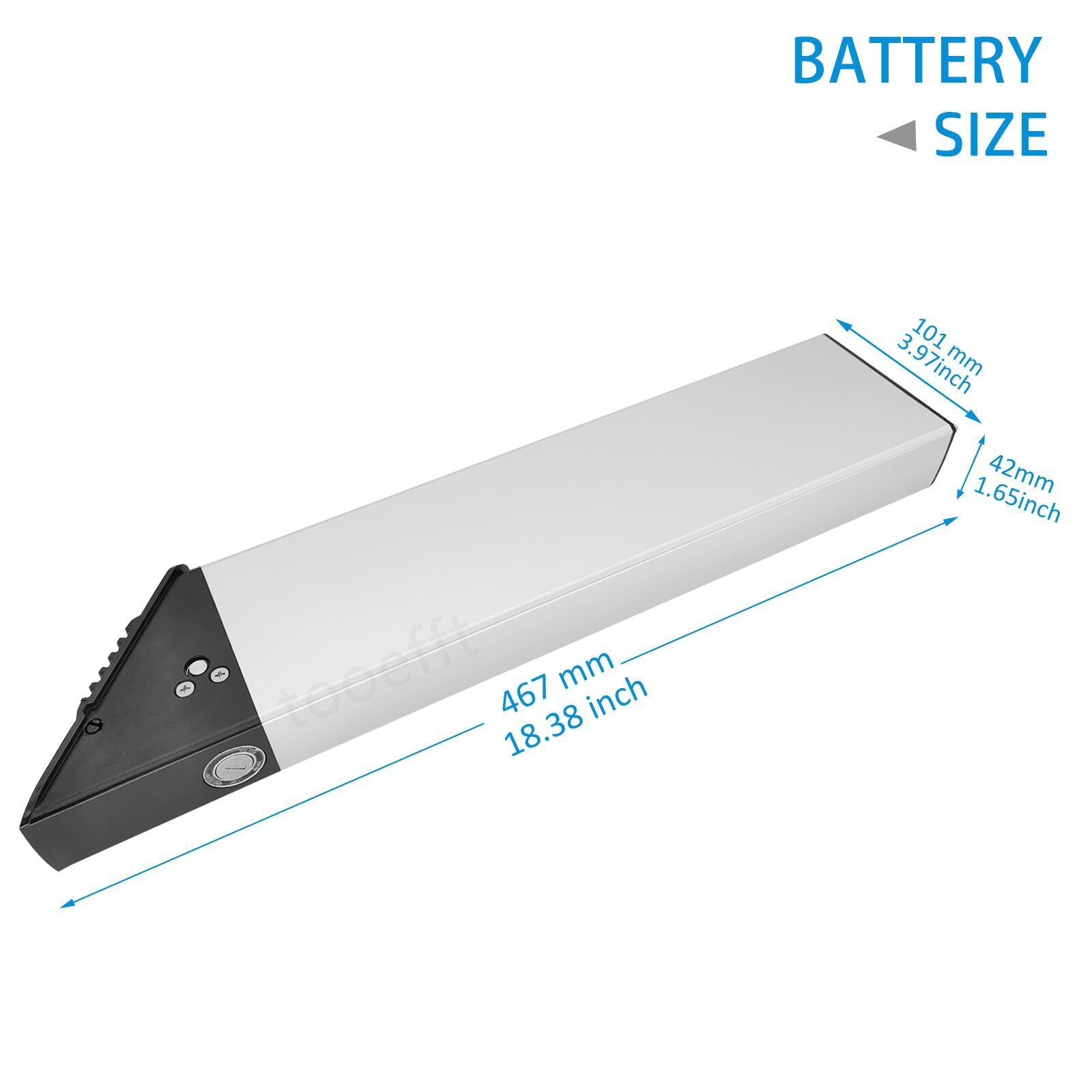 tooefft 48V 10.4Ah 14Ah Rechargeable Batteries for Gotrax F2 R2 R3 Folding Ebike