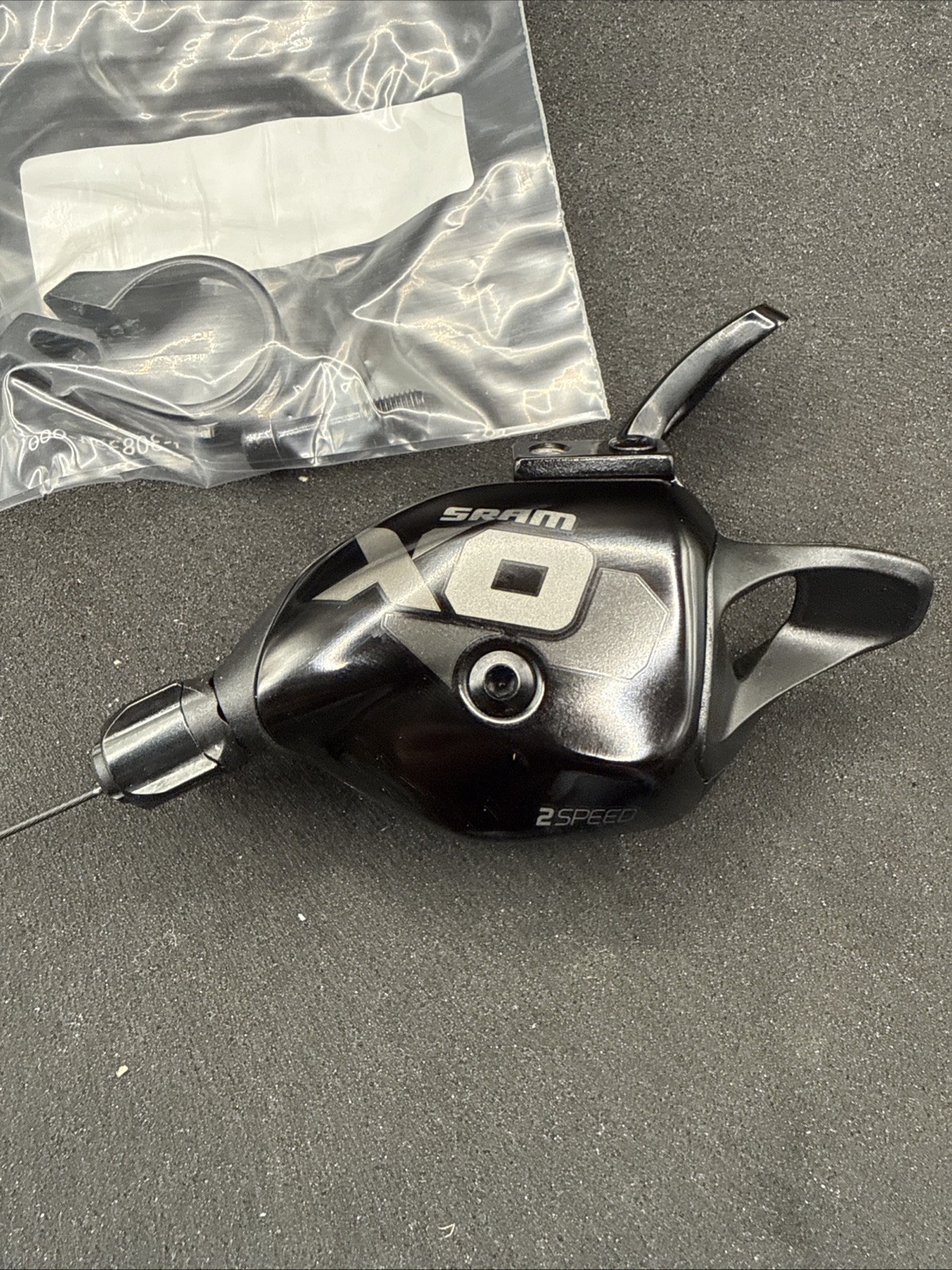 Sram Xo 2 Speed Left Front Trigger Shifter With Clamp 22.2 2x Mtb (NW)