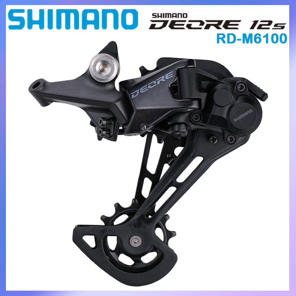 SHIMANO DEORE M6100 Rear Derailleur 12 Speed SGS Long Cage For MTB Bike Bicycle