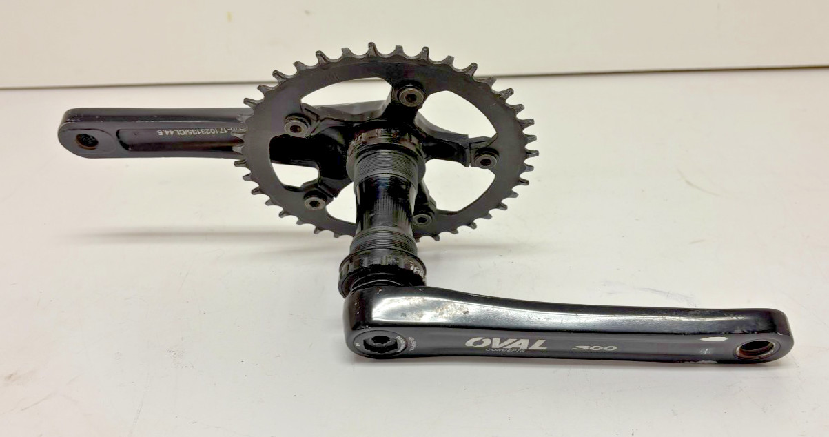 Oval Concepts 300 172.5mm Aluminum Crankset Deckas 40t Chainring SRAM Tripeak BB