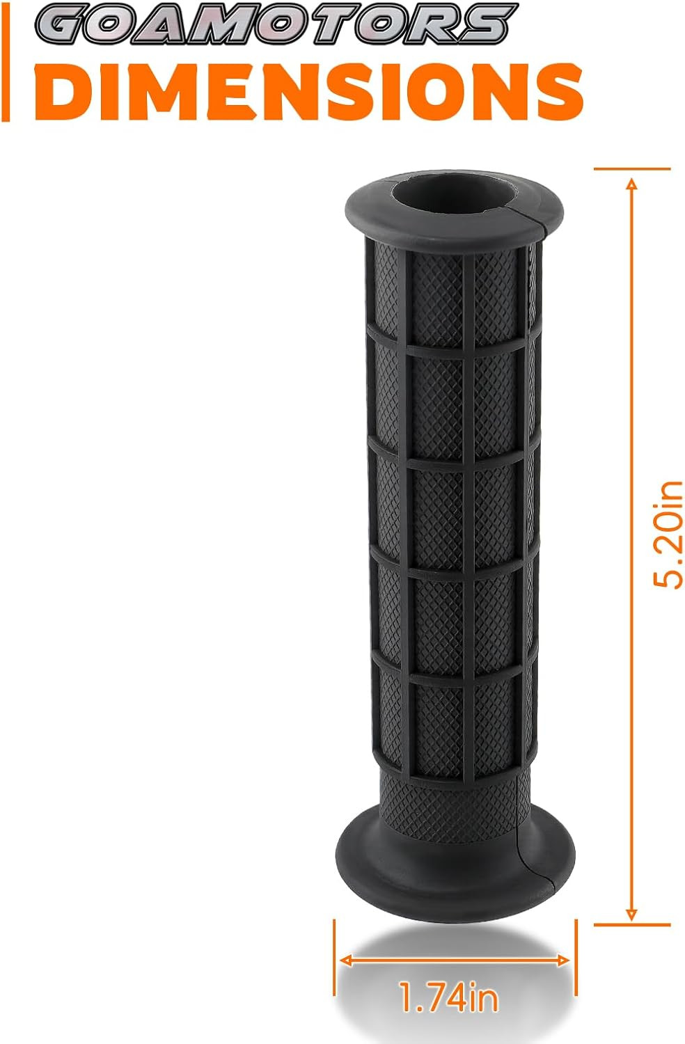 2Pcs Handle Bar Grips Handlebar Compatible with Honda ATC185 ATC200 Fourtrax 200