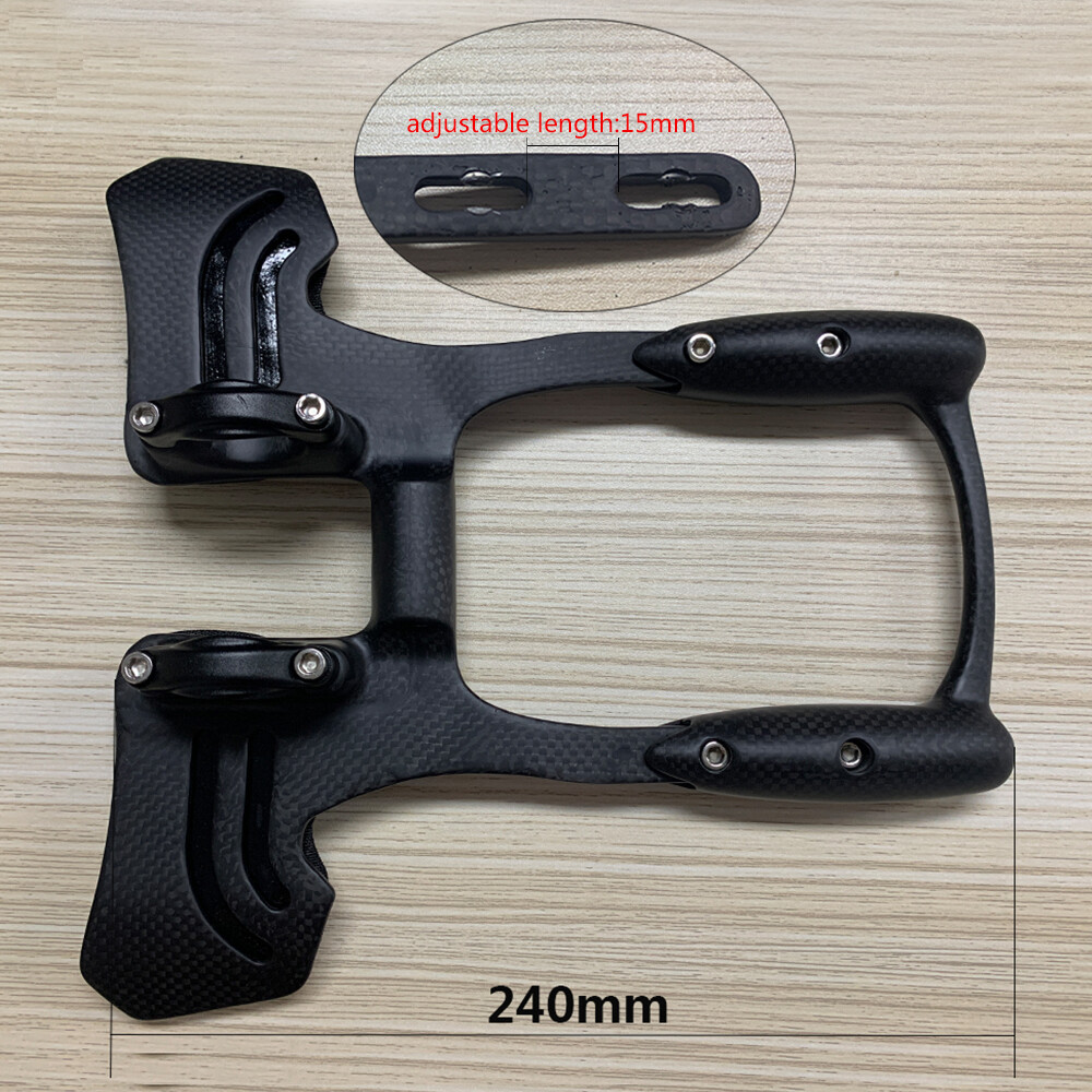 Triathlon Bar Adjustable Arm Rest Handlebar 31.8 Road Bike Carbon Aero TT Bars