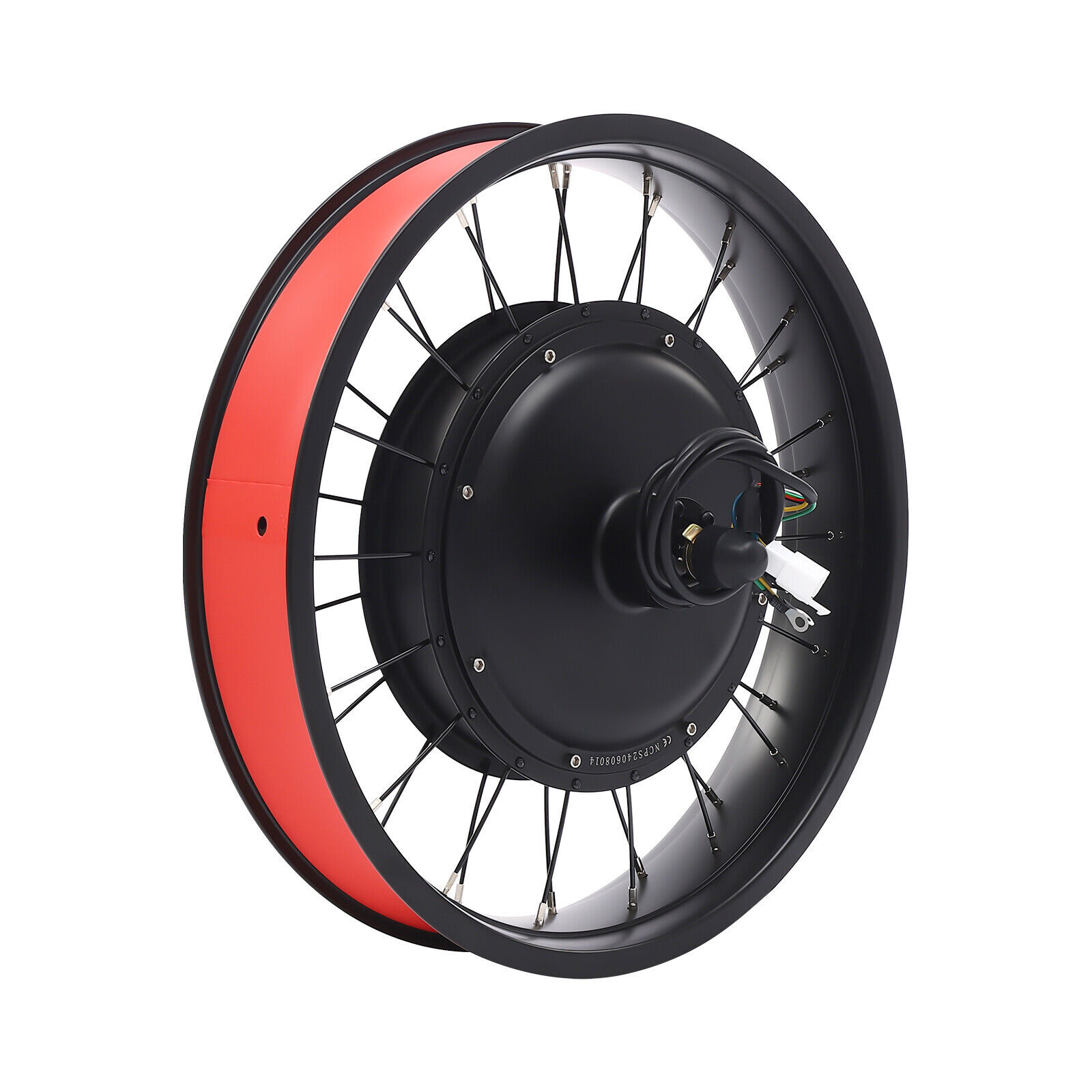 20″ 48V Electric Bicycle Conversion Kit Fat Tire E-Bike Hub Motor Wheel Kit 1kW