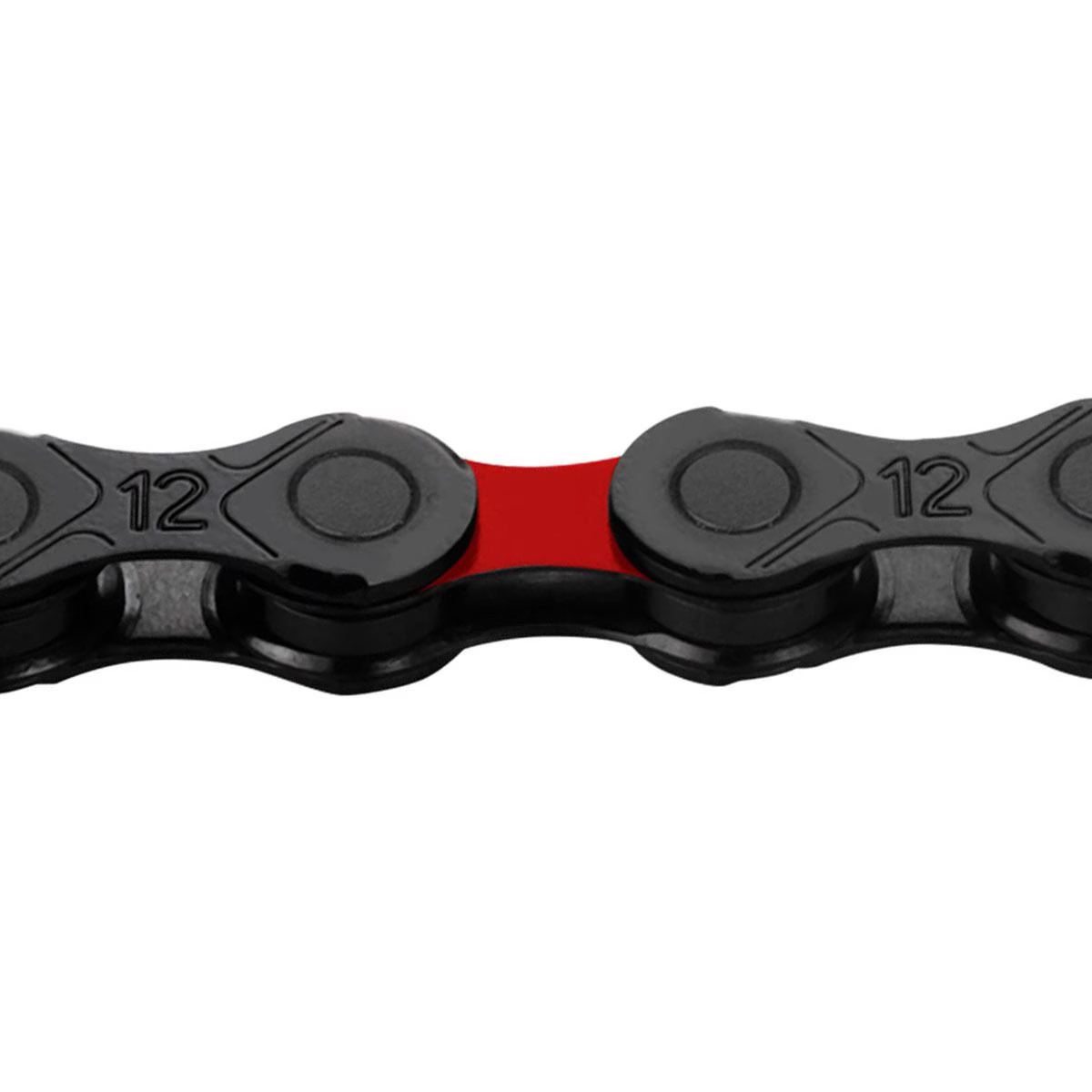 KMC DLC 12 Chain – 12 Speed Black/Red, 126 Links