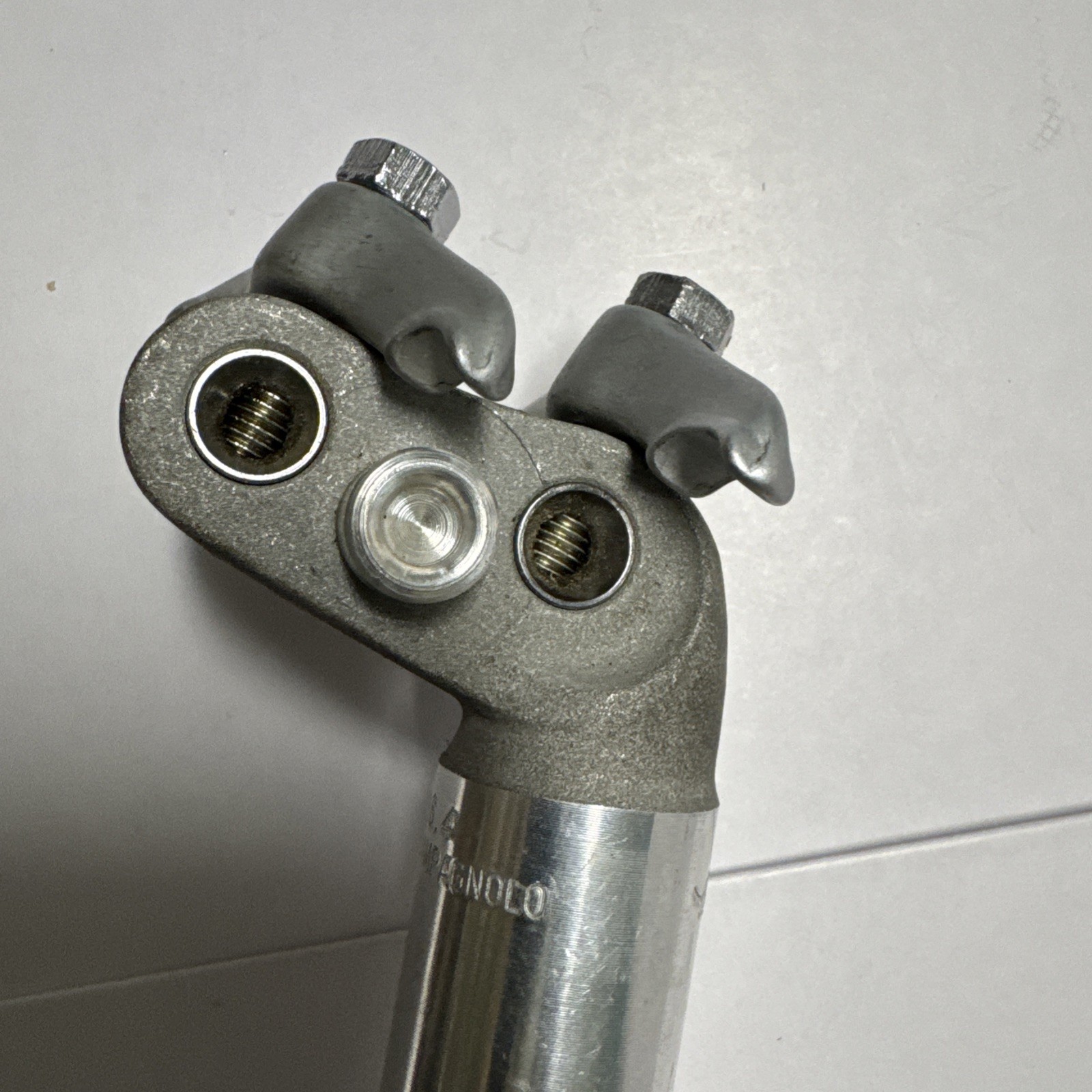 Vintage Campagnolo Nuovo Record seatpost 26.4mm road Bicycle missing 1 clamp