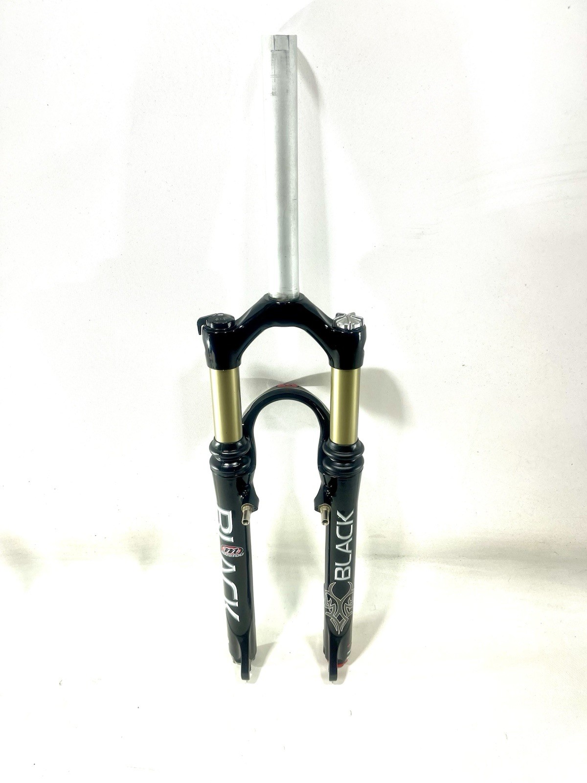 Manitou Black MTB Suspension Fork 26″ 80/100mm Rapid Travel Adjust 1 1/8″