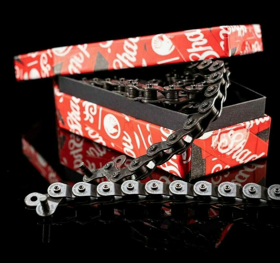 SHADOW INTERLOCK HALF LINK BMX CHAIN 1/8″ SE KINK CULT HARO GT SUBROSA BLACK NEW