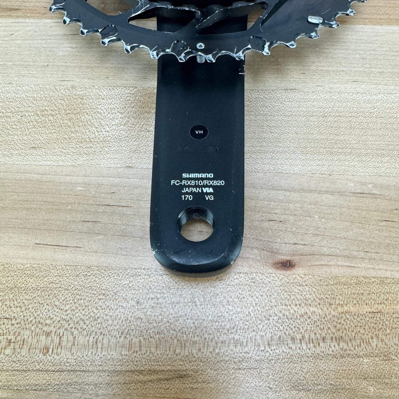 Shimano GRX FC-RX810/RX820 170mm 48/31t 4-Bolt 12-Speed Crankset 24mm Spindle