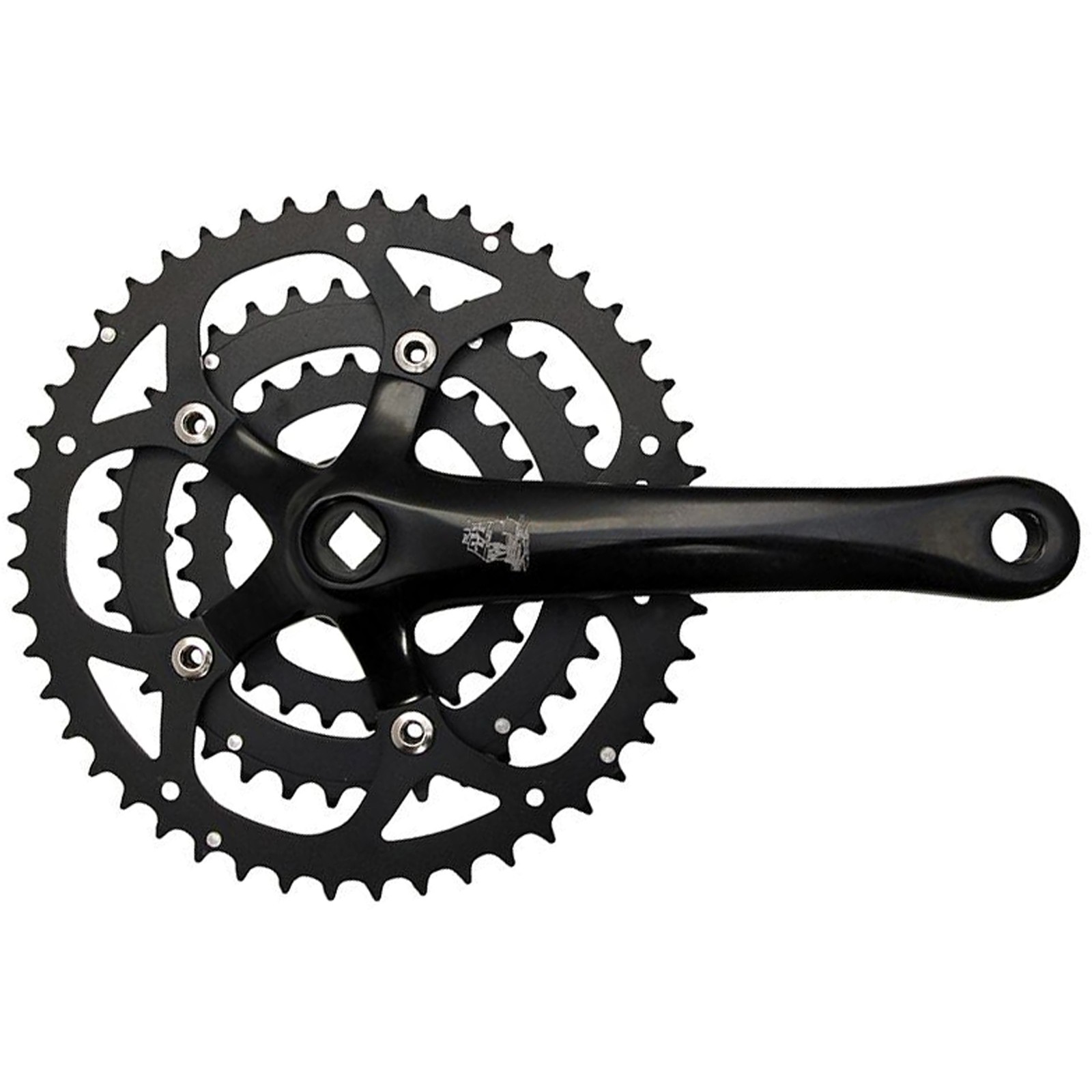 New Albion Cycles XDT Crankset, 26/36/48t, 170mm – Black