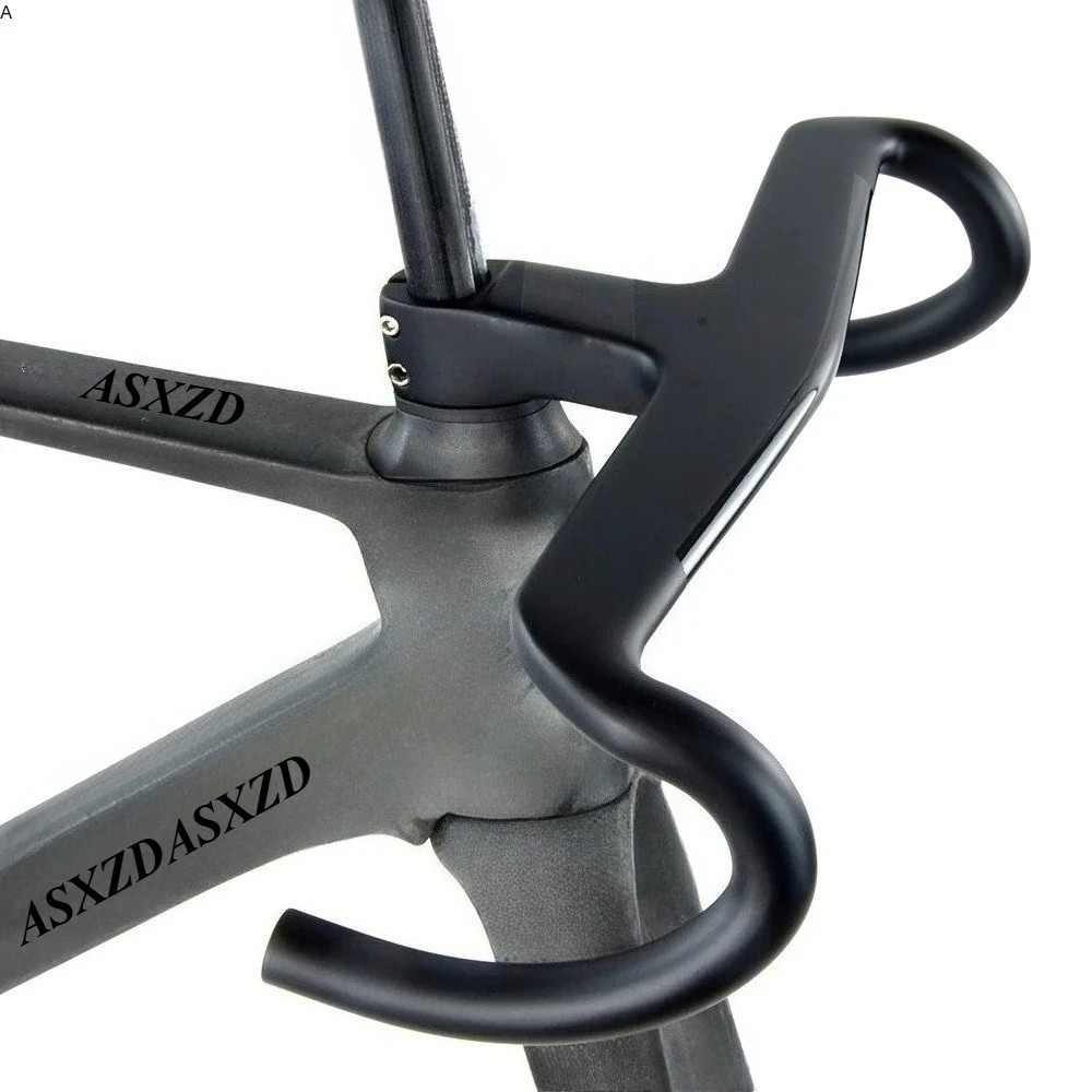 Lightweight Carbon Handlebars Internal Wiring for Road Bicycles Gravel Bikes