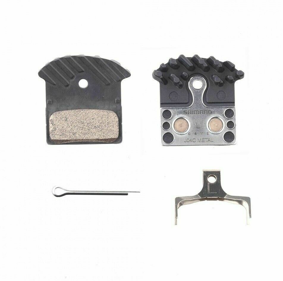 Shimano J04C Metal Bike Disc Brake Pads for SLX XTR XT ICE Tech Cooling Fin