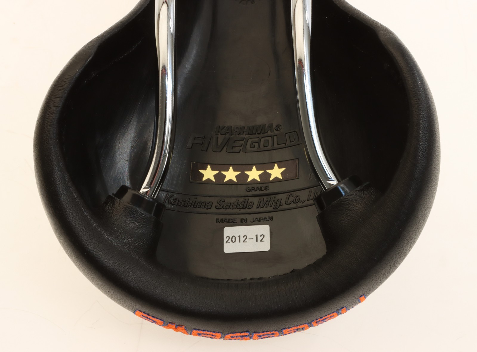 Kashimax x Nagasawa NK-1/AE Leather Padded Saddle LIMITED EDITION Black NEW NOS