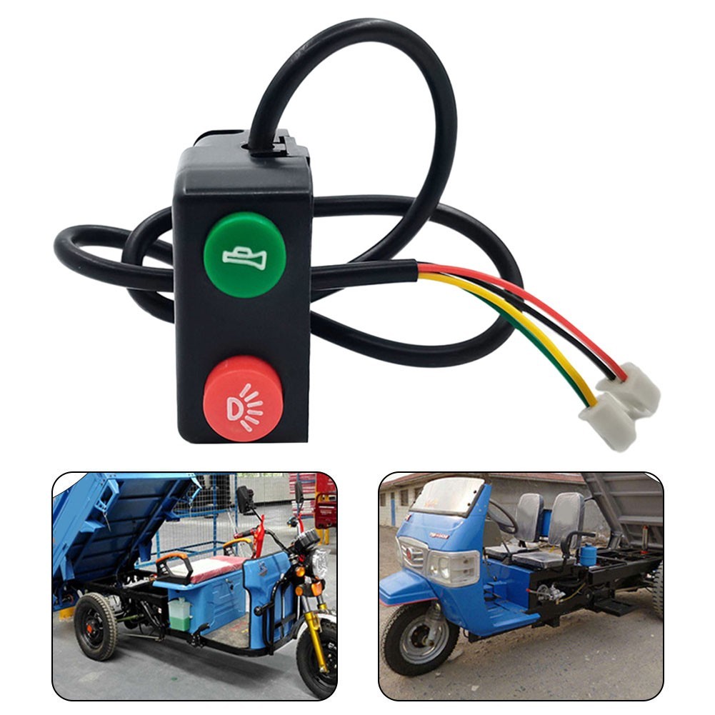 Ebike Switch Headlight Horn Start Kill Switch 12V 24V 36V 48V Abs