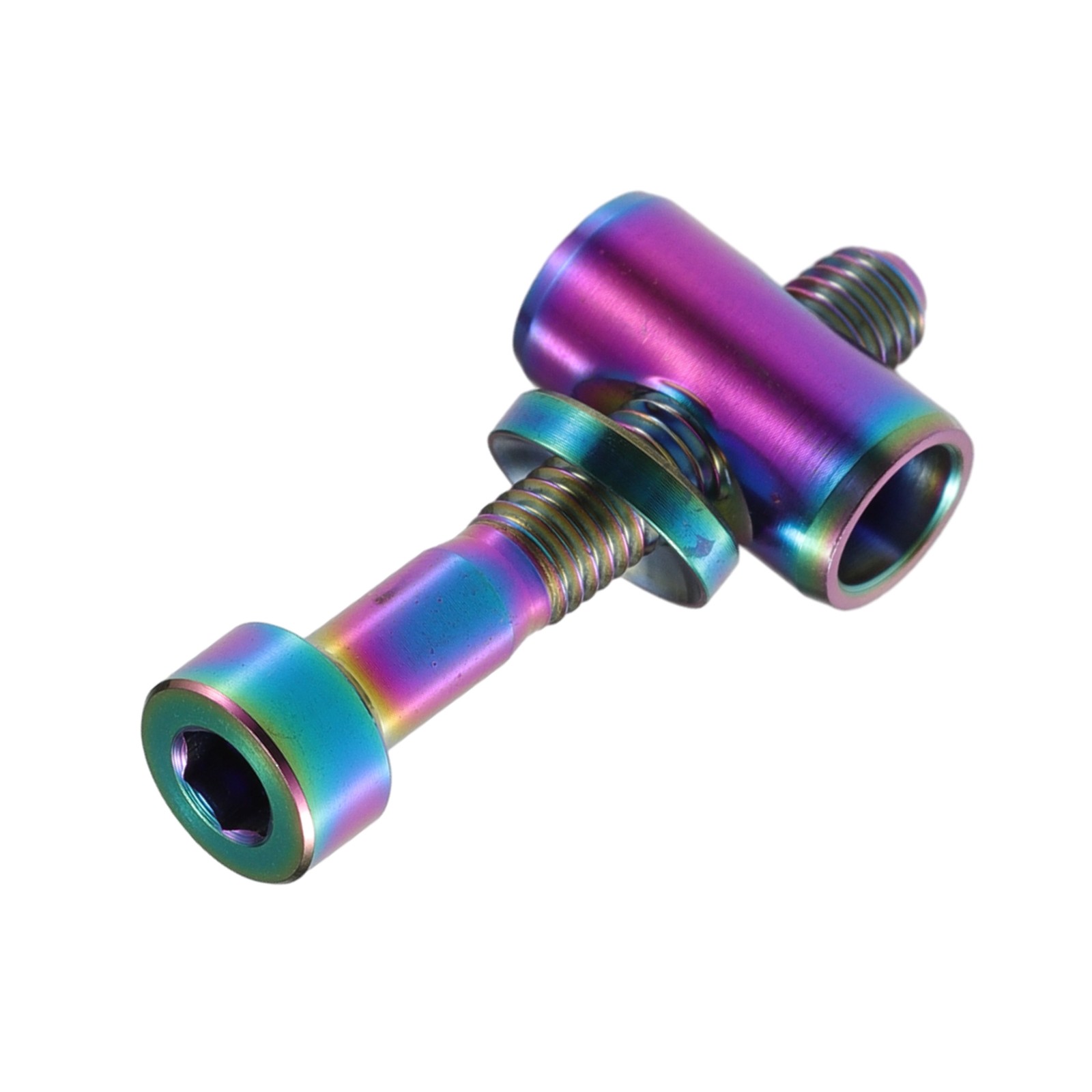 2 Set M5x30mm Bike Bicycle Seatpost Clamp Tube Bolt Nut Washer Assorted Color