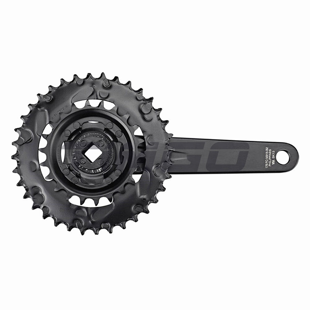 Shimano Altus FC-M315 2×7/8 Speed Crankset Square Taper 36-22T BB-UN101