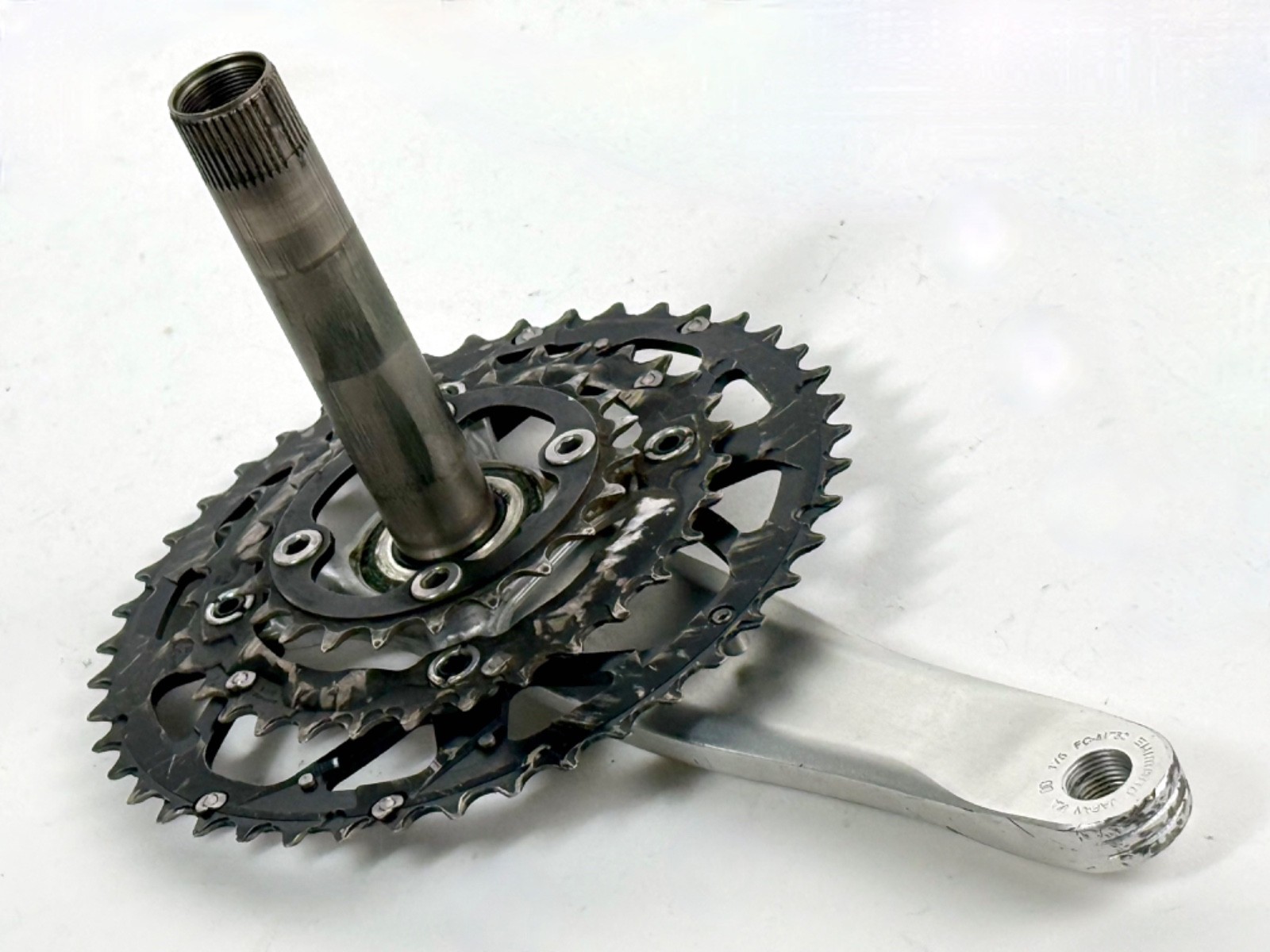 Shimano Deore XT FC-M760 MTB 175mm Crankset w/ BB 44/32/22t 9 Speed Bicycle XC