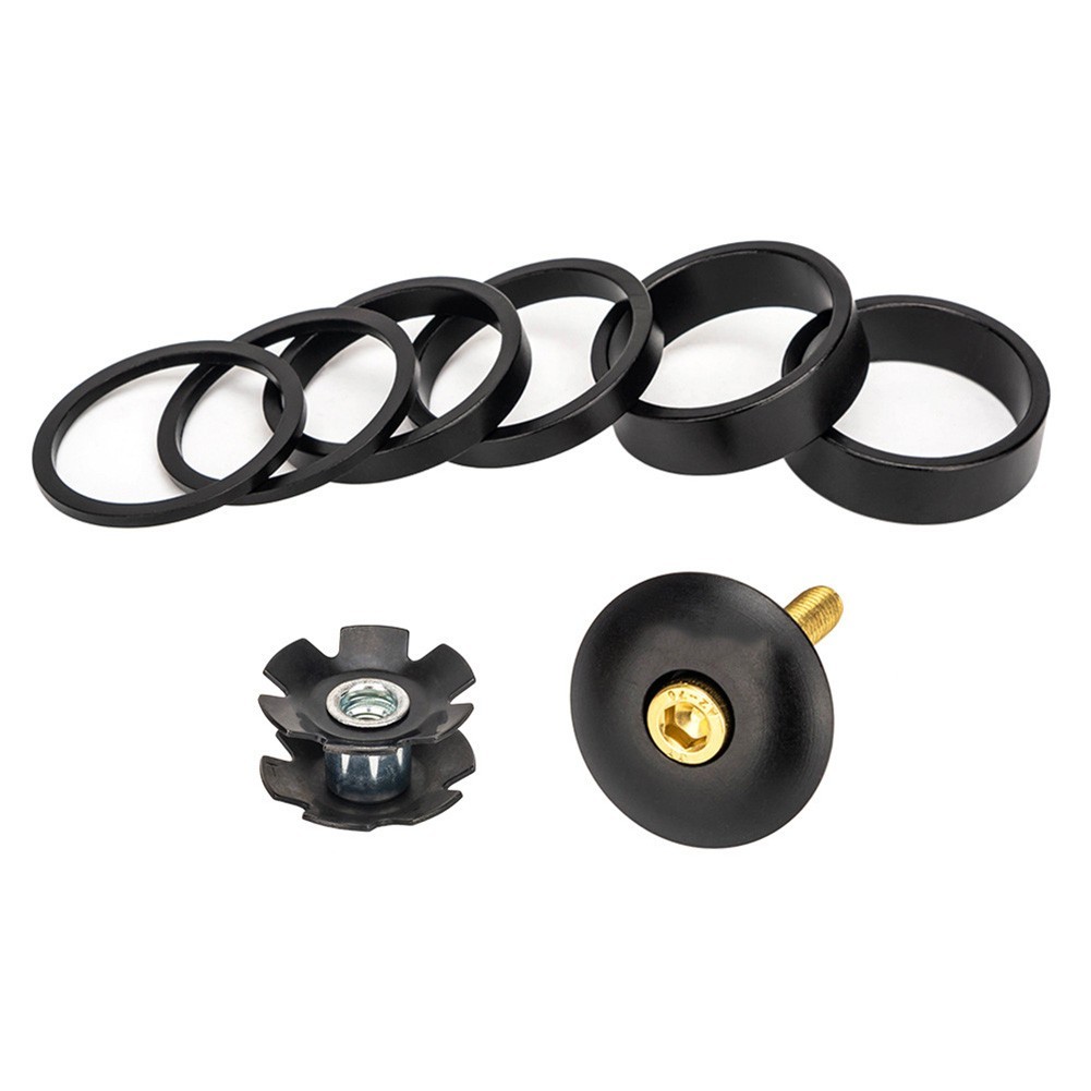 Bike Headset Washer Bicycle Fork Stem Spacers Set Sizes Lightweight