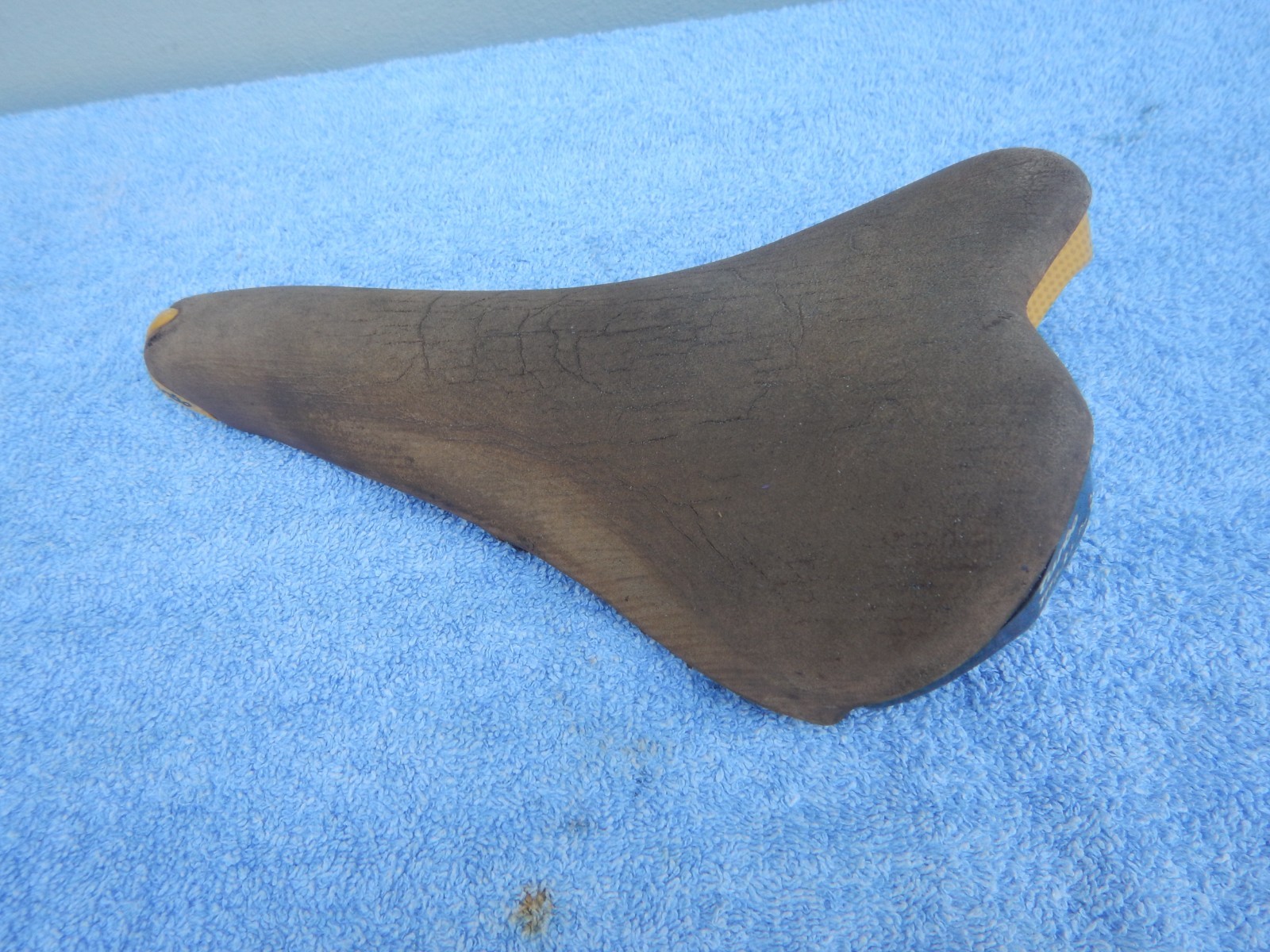 Selle Italia Turbo Mavic 2 Leather Bike Saddle Seat Vintage VERY USED
