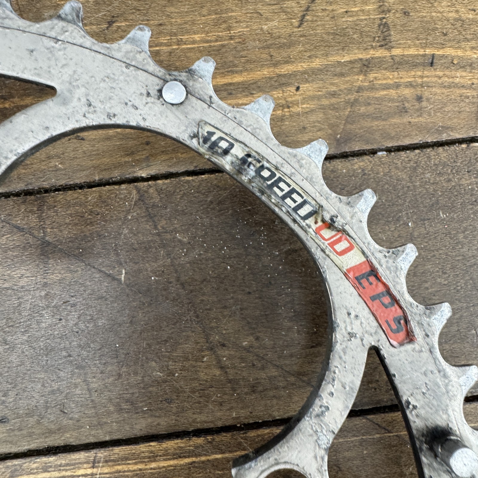 Vintage Campagnolo 10 Speed Chainring 53T 135mm BCD Made in Italy Road Bike EPS