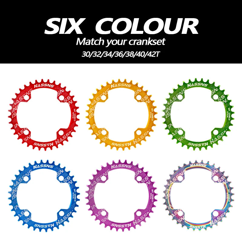 MTB Oval Chainring 104BCD 30T-42T Mountain Bike Bicycle Sprocket Crank