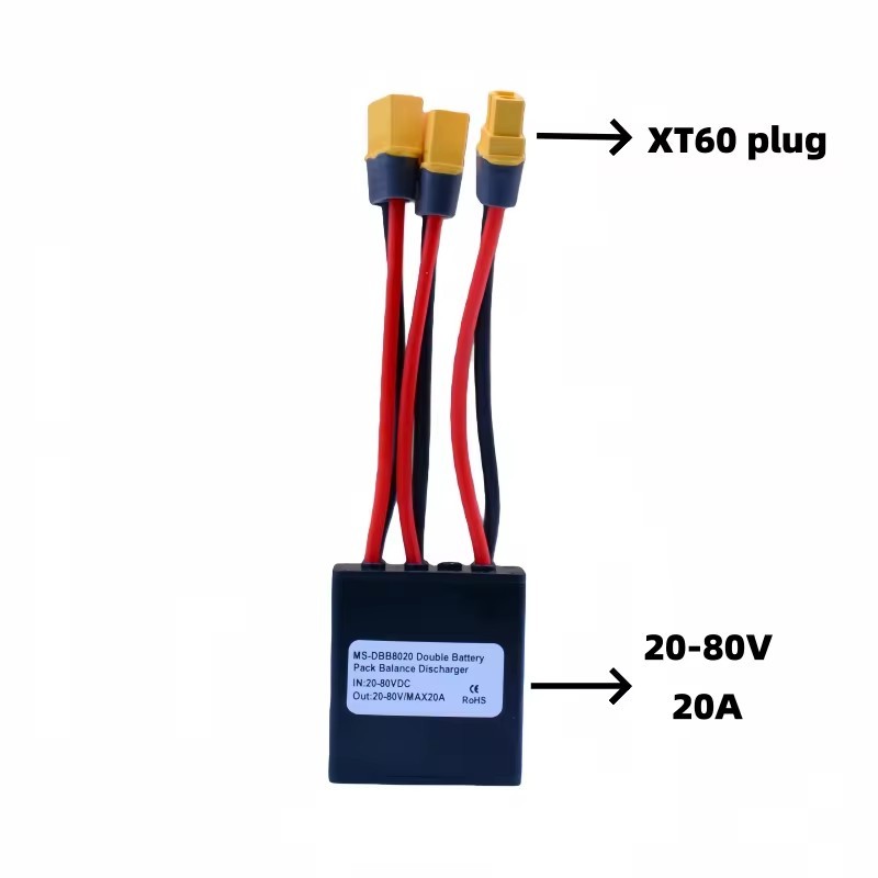 E-Bike‌ 20A 30A 40A 20V to 80V Dual Battery Parallel Module Balancer Protection